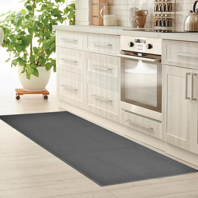 Tappeto Cucina In Diatomite - 120x45cm, Antiscivolo, Assorbente, Lavabile, Blu - Foto 9