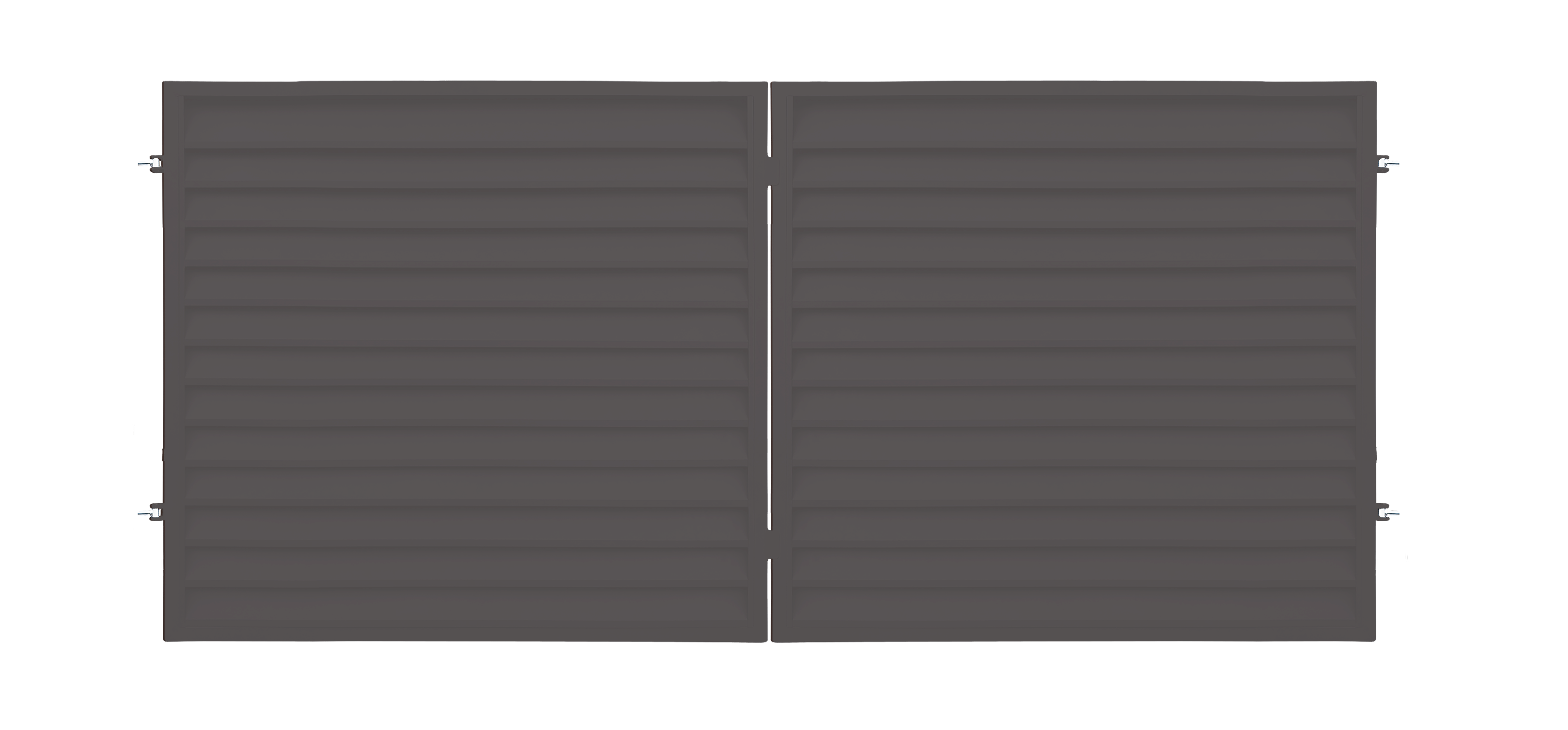 Brama wjazdowa dwuskrzydłowa Kreta 300x180 cm Polbram
