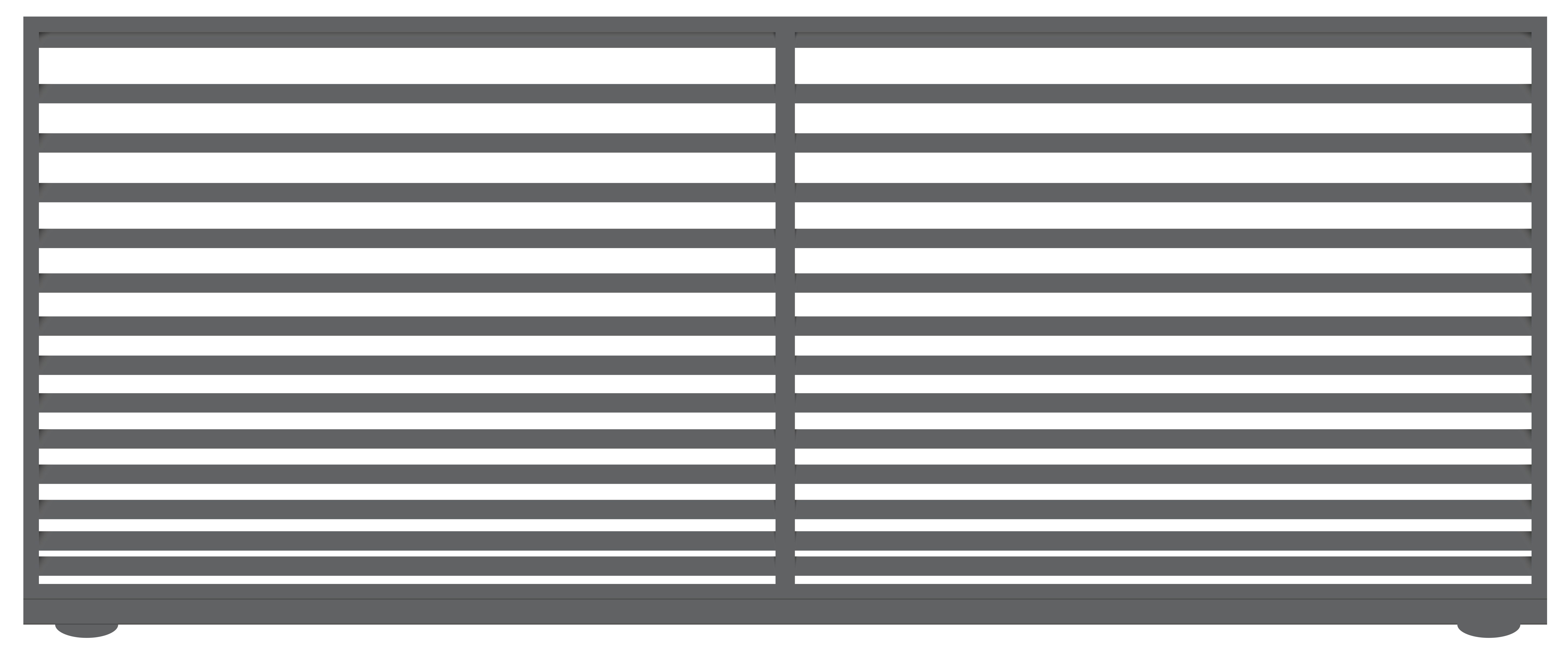 Brama wjazdowa przesuwna prawa Bali 400x180 cm antracyt Polbram