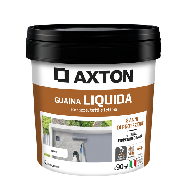Vernice impermeabilizzante AXTON Guaina Liquida bianco 15 L