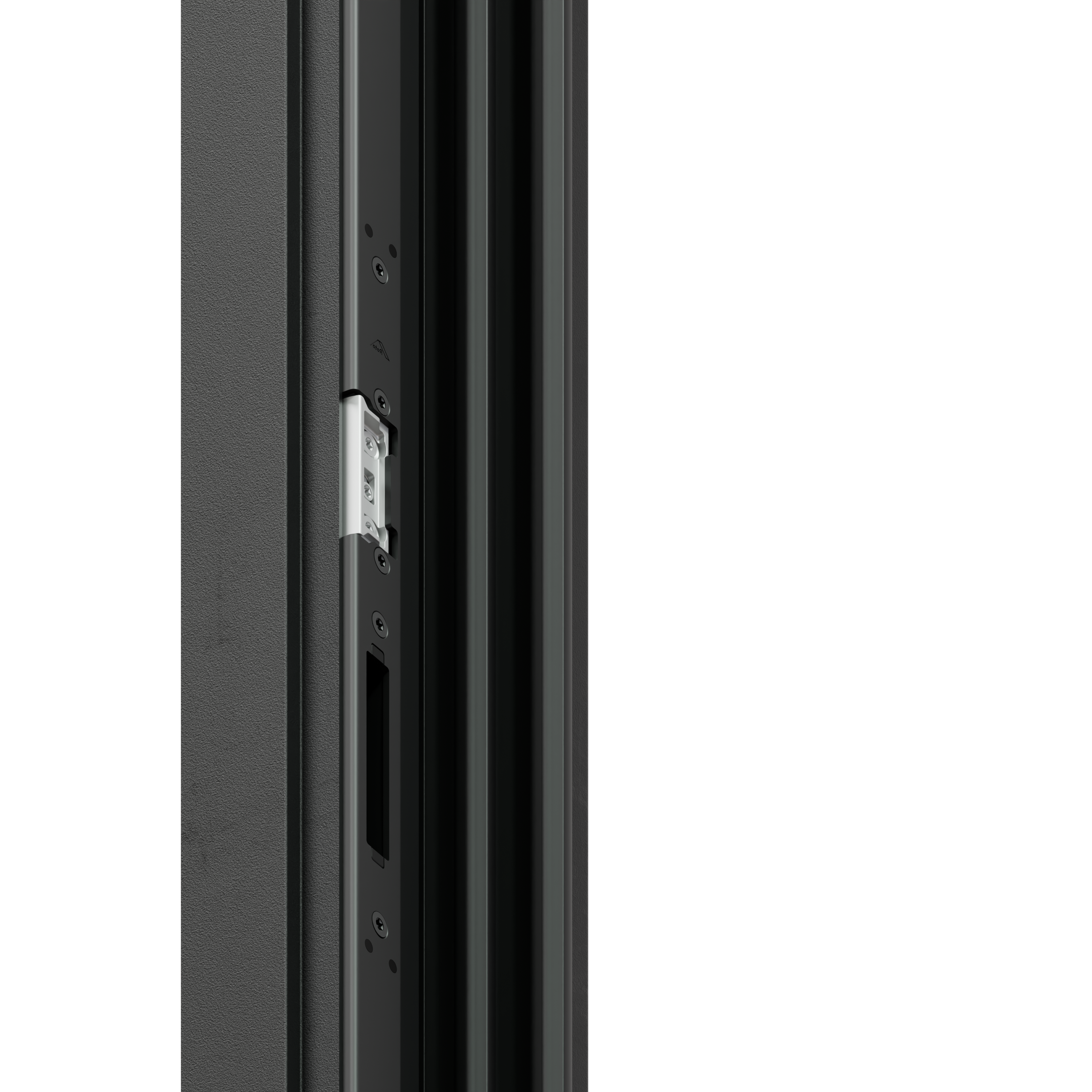 Drzwi zewnętrzne stalowe wejściowe 90 lewe Pass BL90 Horizo dark grey  - 7