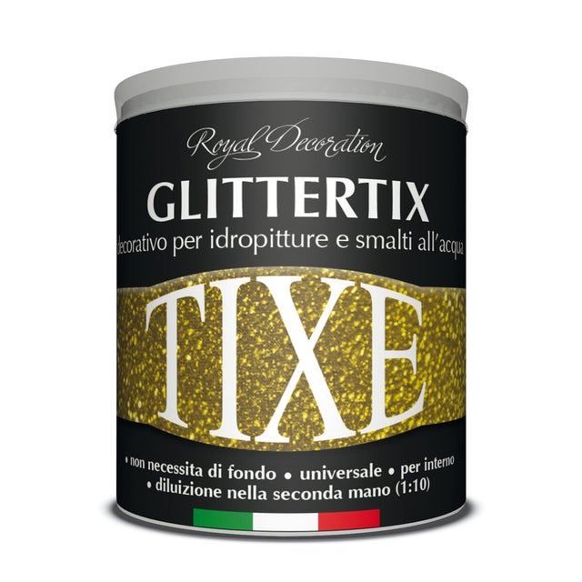Additivo vernice TIXE GLITTER UNIVERSALE 0.25 L argento 3d