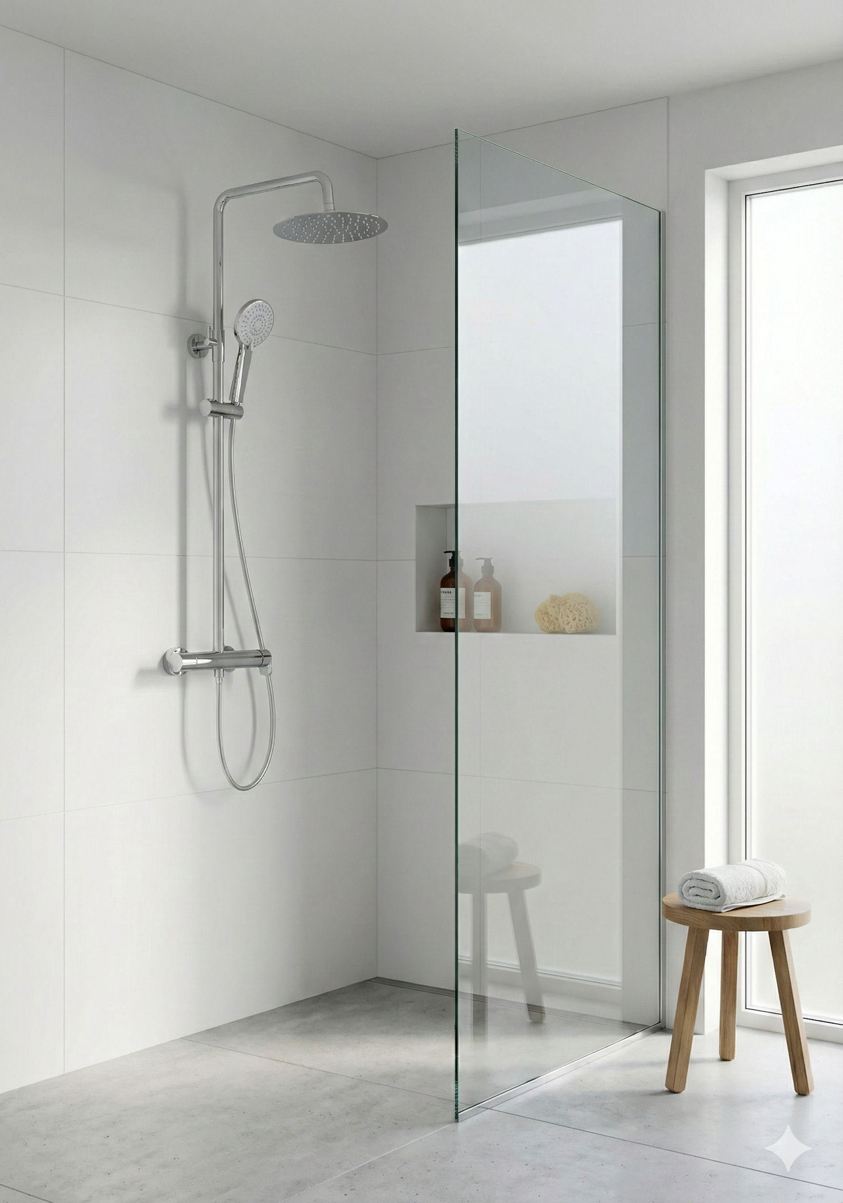 COLUMNA DE DUCHA MONOMANDO ROCA VEGA PLUS - 2