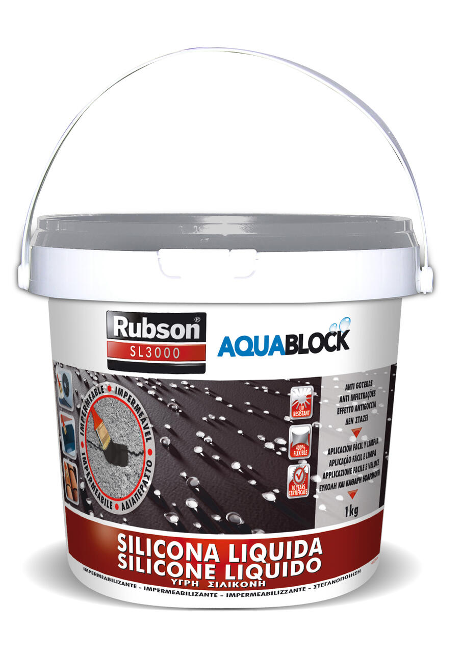 Silicone líquido RUBSON SL3000 CINZA 1KG - 3