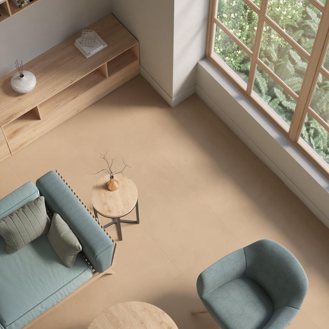 Carrelage sol/mur intérieur effet béton nude Olympia l.59.5xL.120cm ARTENS