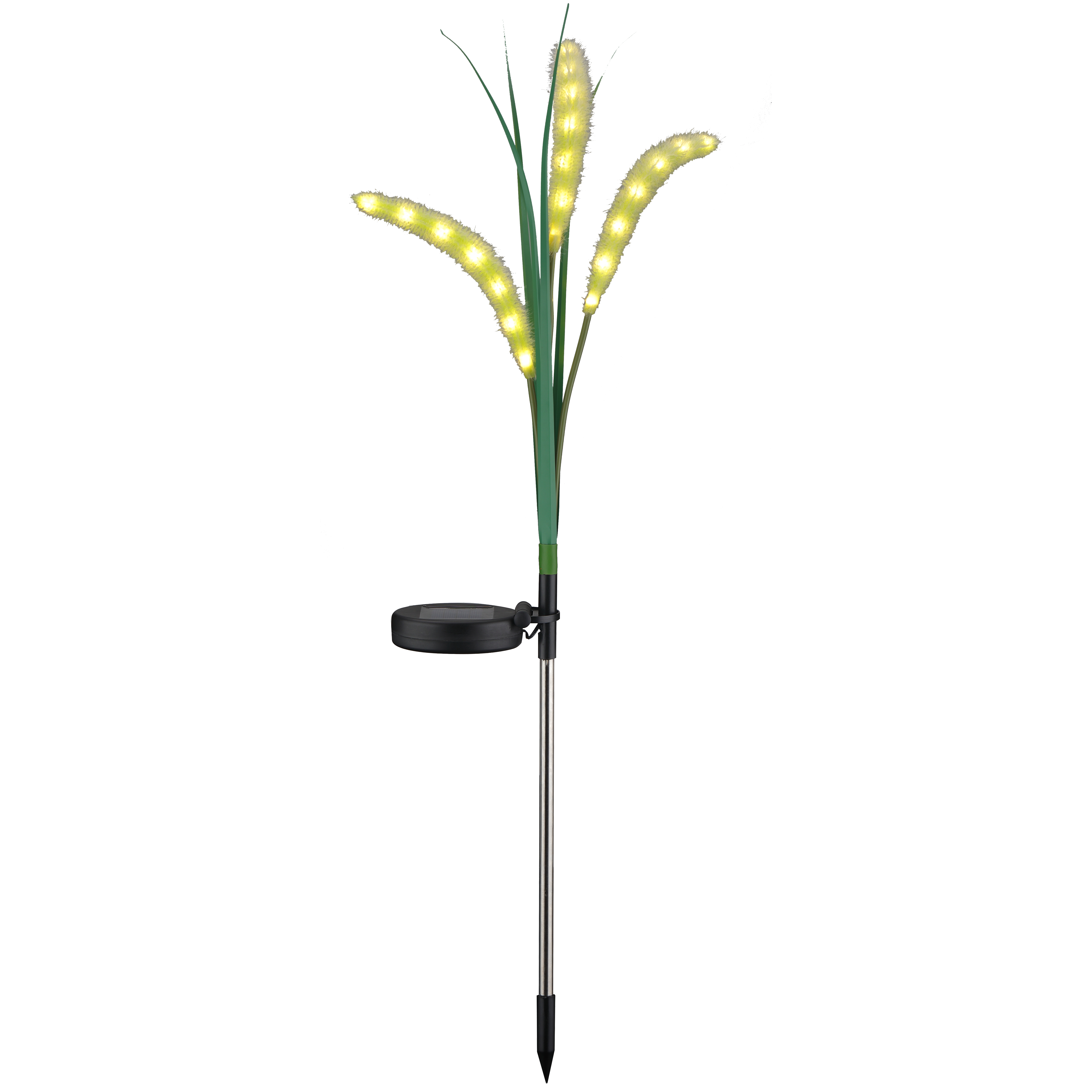 Lampa solarna wbijana Flora LED IP44 zielona Goldlux - 4