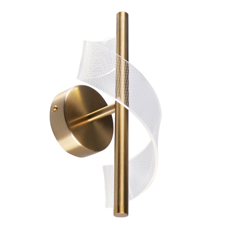 Zdjęcia - Żyrandol / lampa Goldlux Kinkiet Vela LED 360 lm barwa neutralna złoty