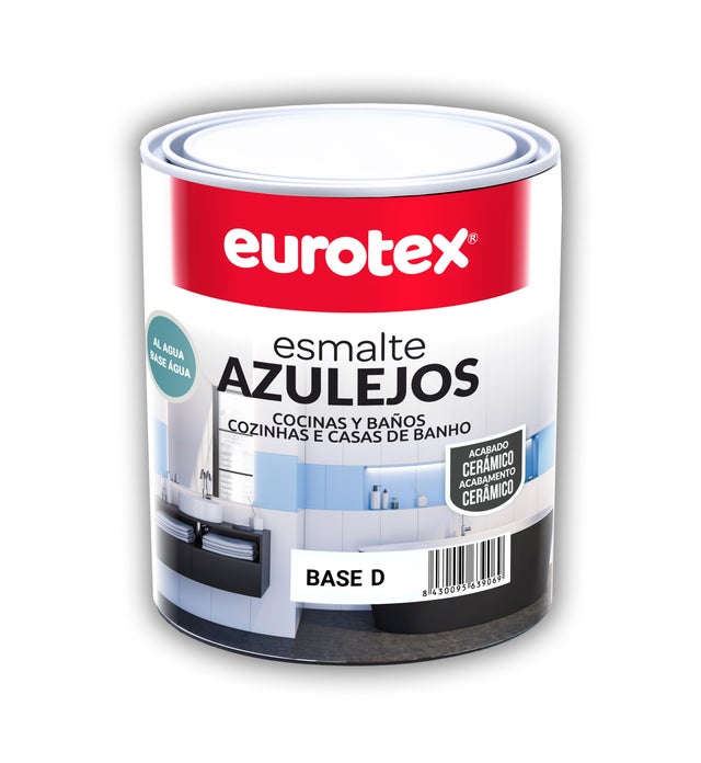 BASE ESMALTE ACRILICO SATINADO AZULEJOS EUROTEX 750ML TONOS MEDIOS