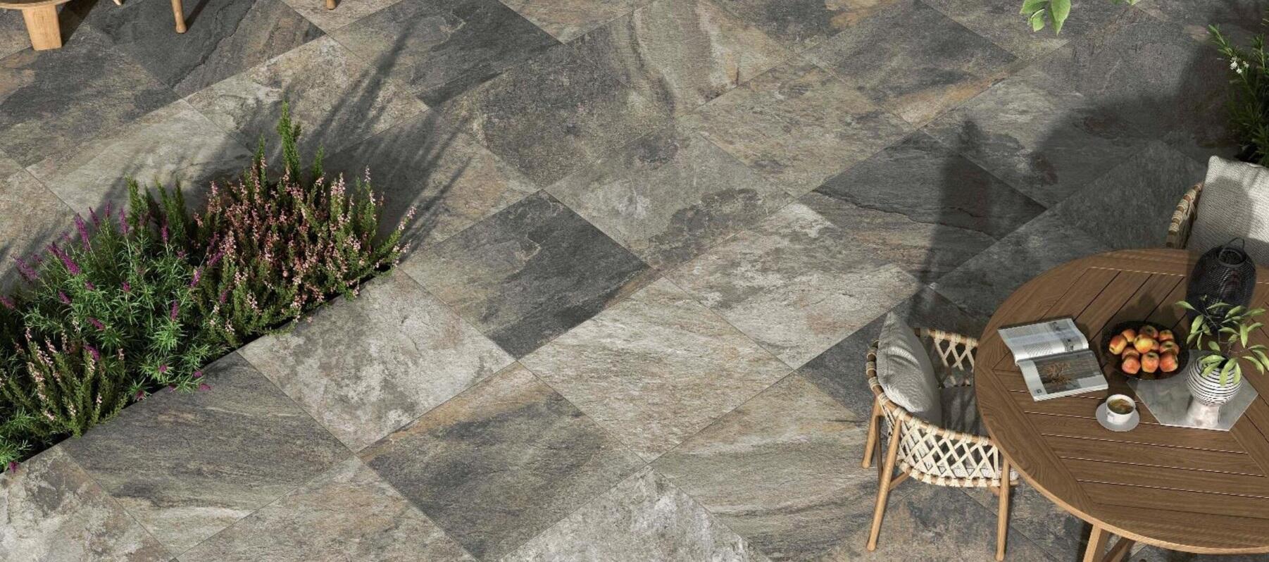 BALDOSA EXTERIOR PORCELÁNICO 60X60CM TAMUJAR NATURAL - 2