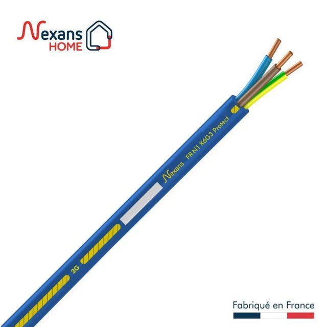 Câble électrique FR-N1 X6G3 PROTECT 3G 2,5 mm² 50 m - NEXANS