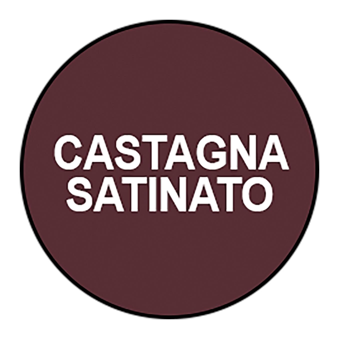 Vernice da esterno antiruggine per ferro SARATOGA Fernovus marrone castagna satinato, 0.75 l - 3