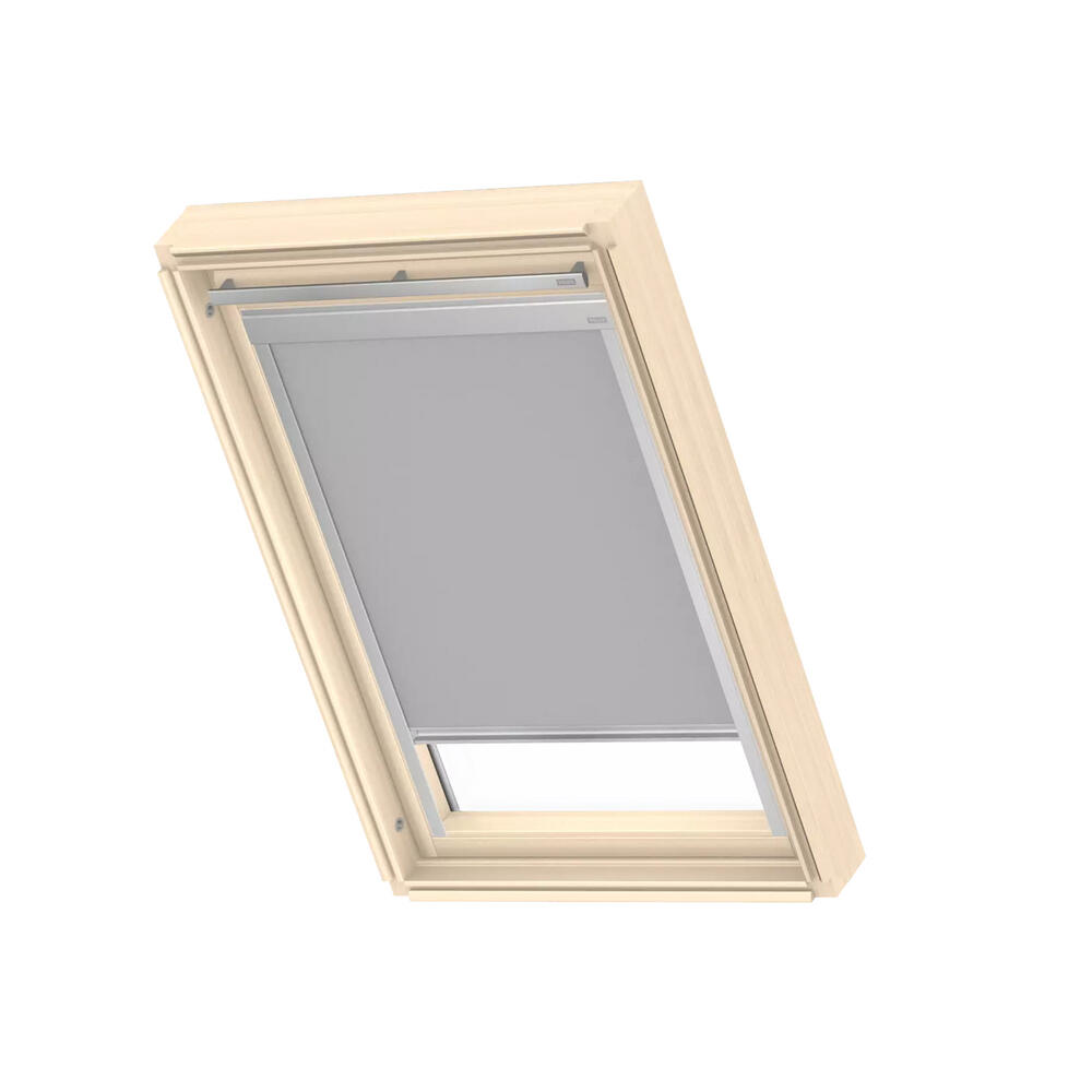 Cortina de oscurecimiento para ventana de techo dbl m04 4204 velux manual gris 98x78 cm