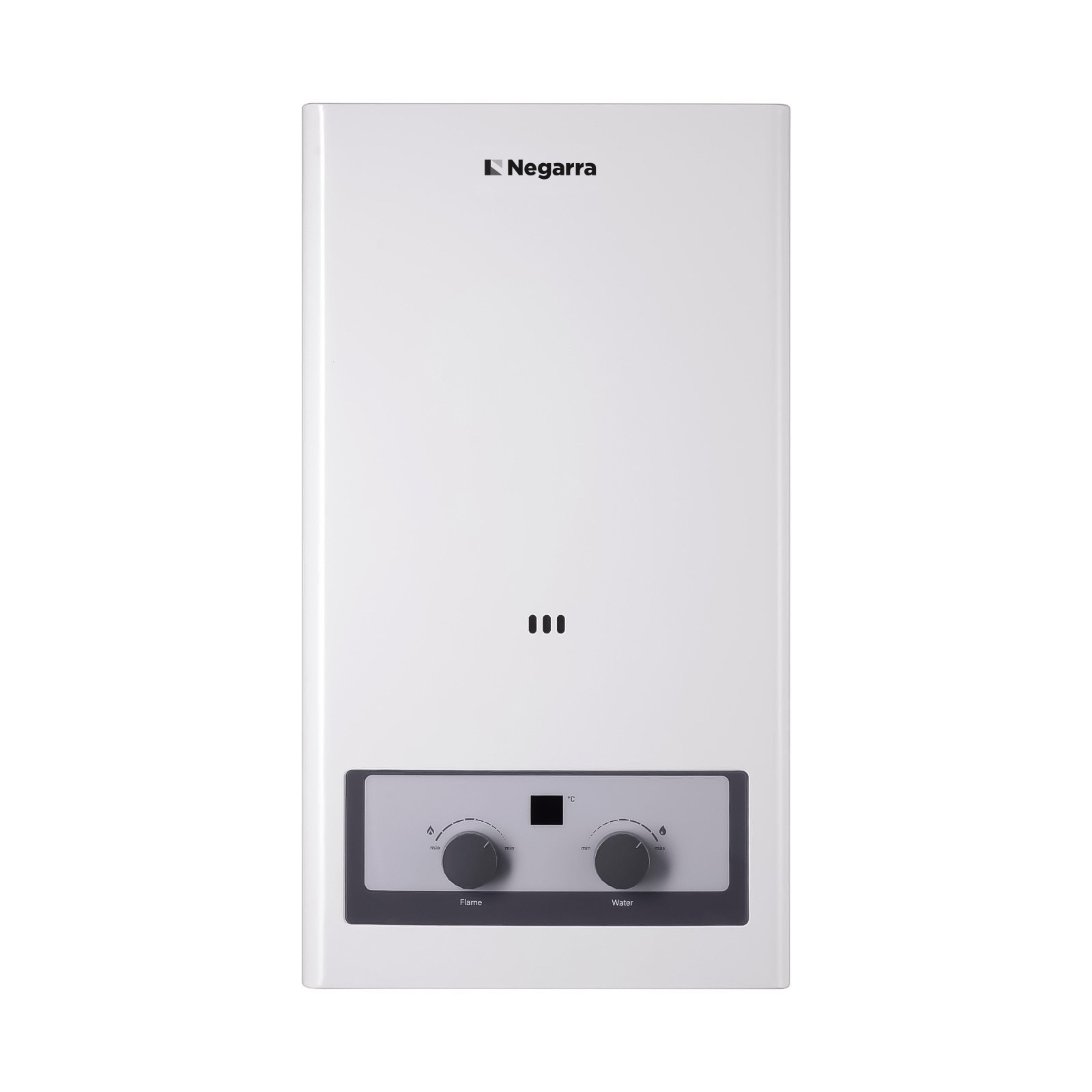 CALENTADOR GAS BUTANO ATMOSFÉRICO BAJO NOX 13L NEGARRA NCG13AB - 3