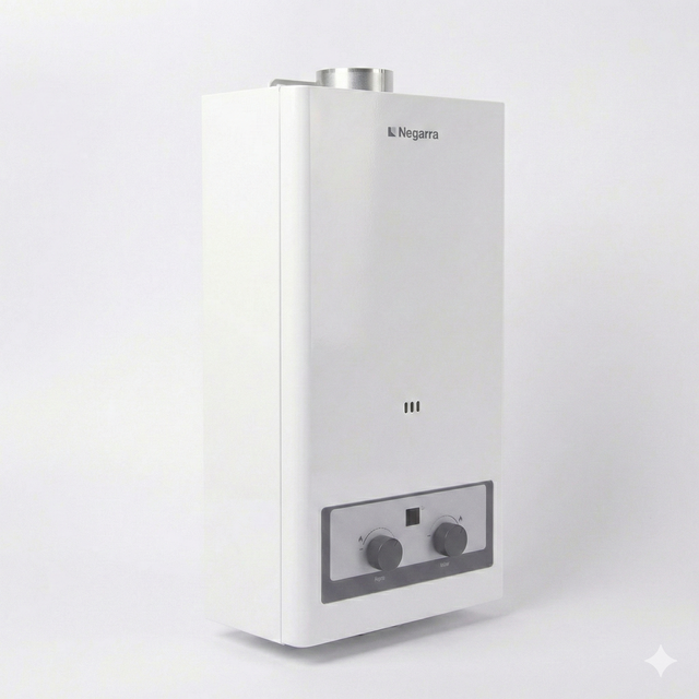 CALENTADOR GAS BUTANO ATMOSFÉRICO BAJO NOx 11L NEGARRA NCG11AB