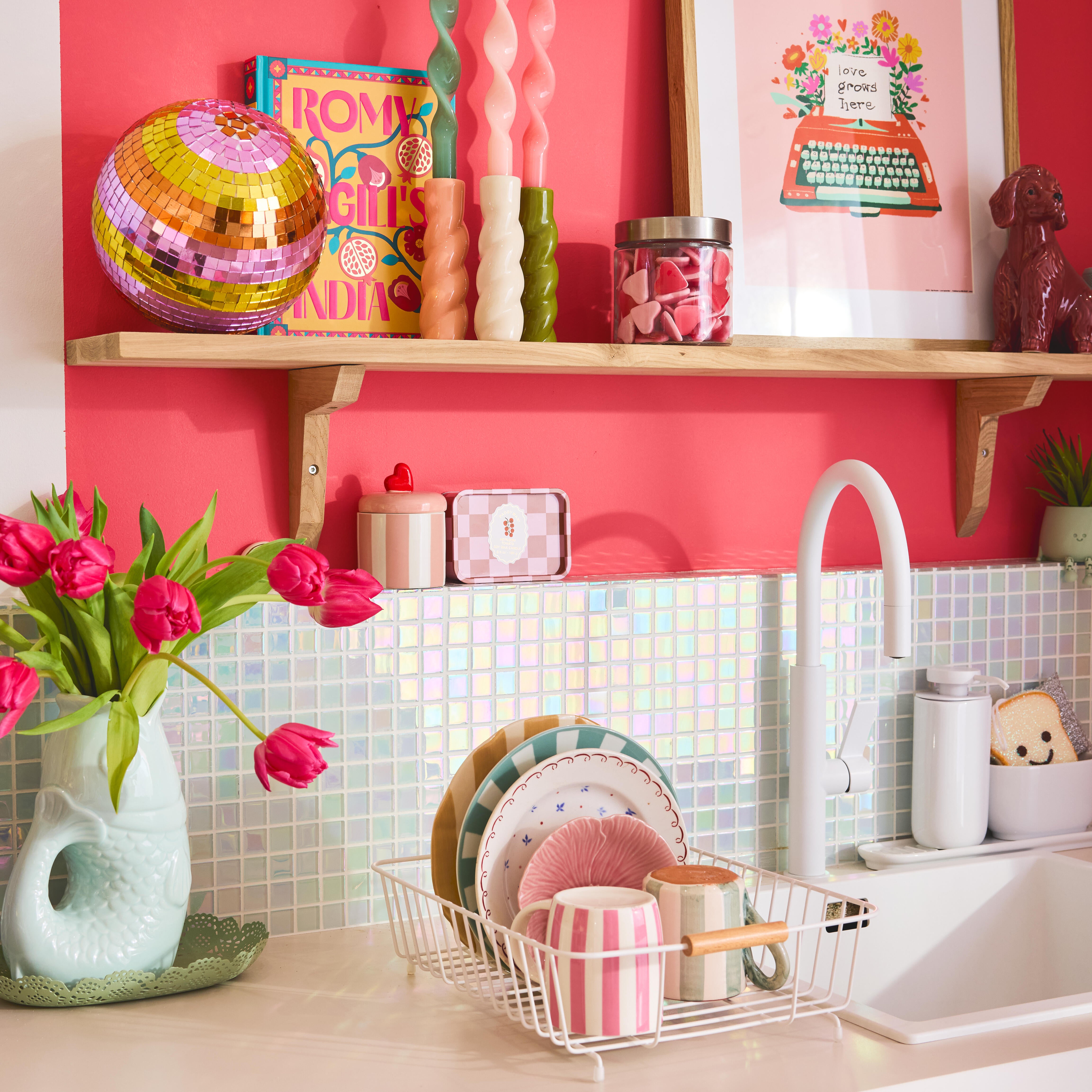 Égouttoir à vaisselle DELINIA acier blanc 27 cm - 4