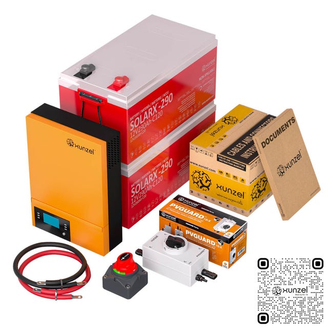 Universal Pack R5 Sistema de energía solar backup universal PACK ELITE79 XUNZEL WIFI ...