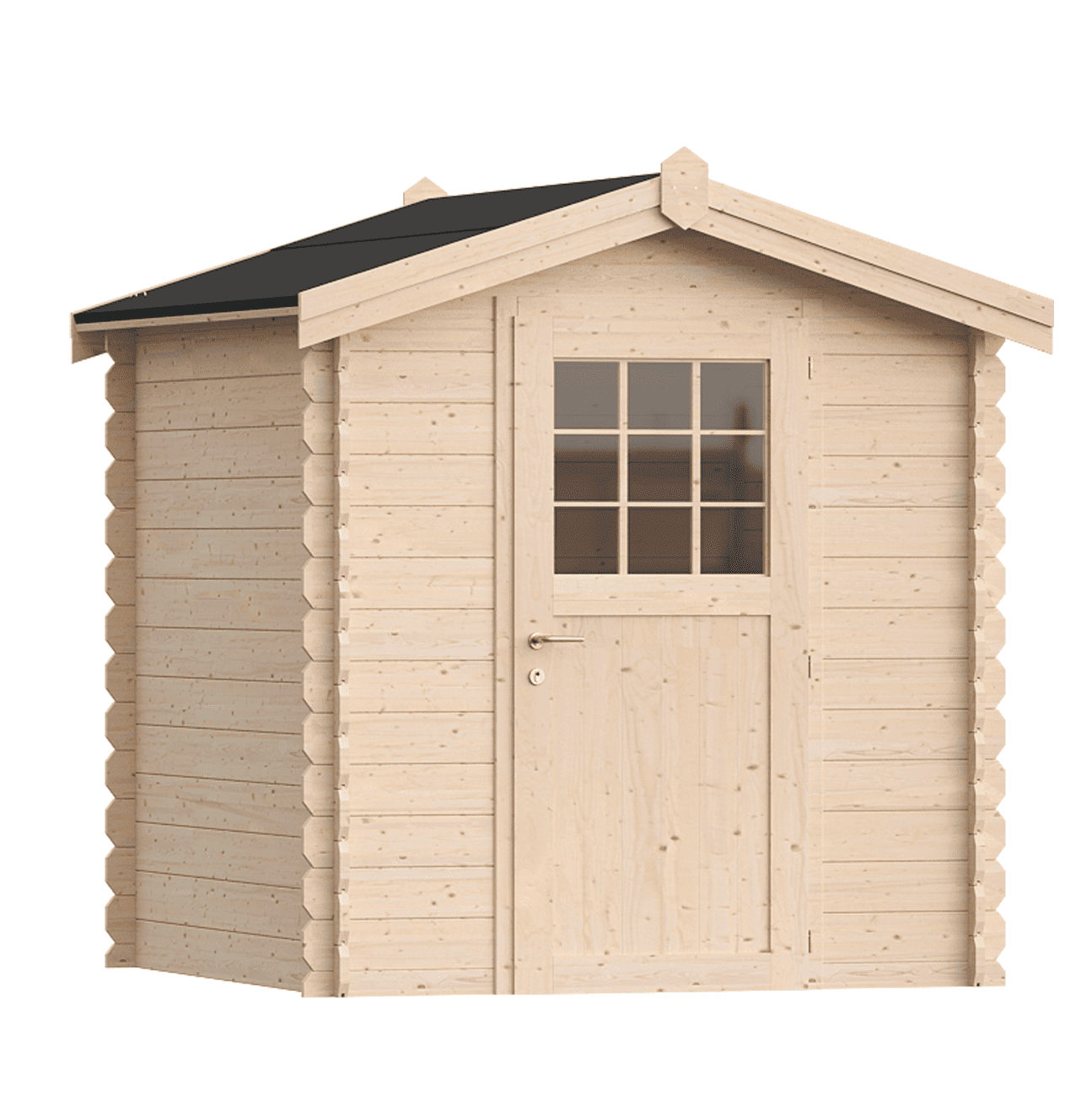 caseta de madera firenze de 213x218x219 cm y 388 m2 con 25 mm espesor y puerta abatible toscana garden