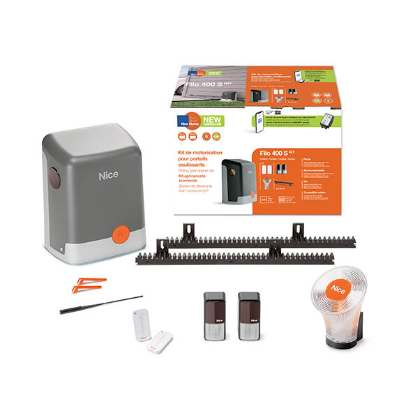 Moteur pour portail coulissant, NICE HOME, Filo 400 s kit