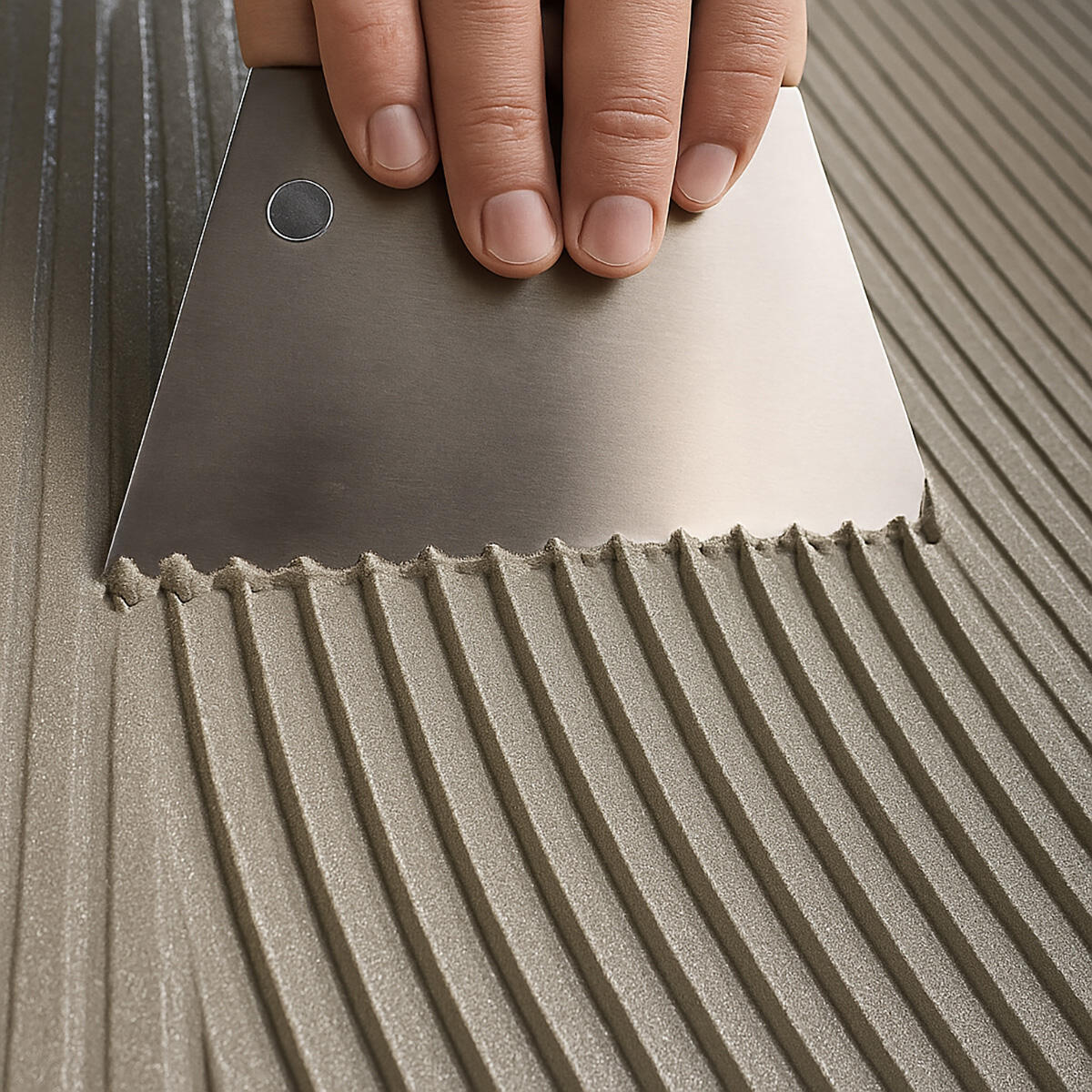 Spatule crantée pour colle parquet B11 - 2