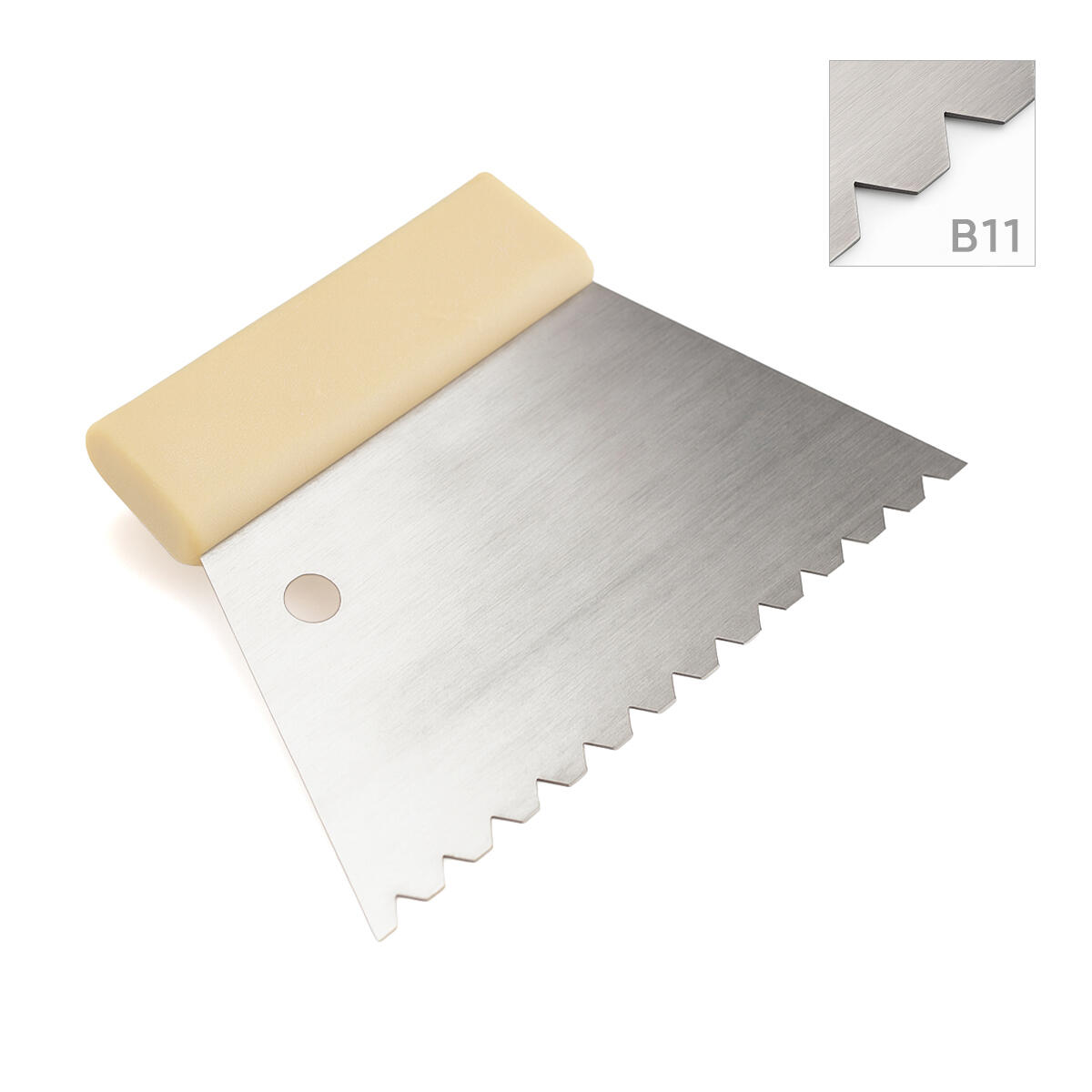 Spatule crantée pour colle parquet B11 - 3