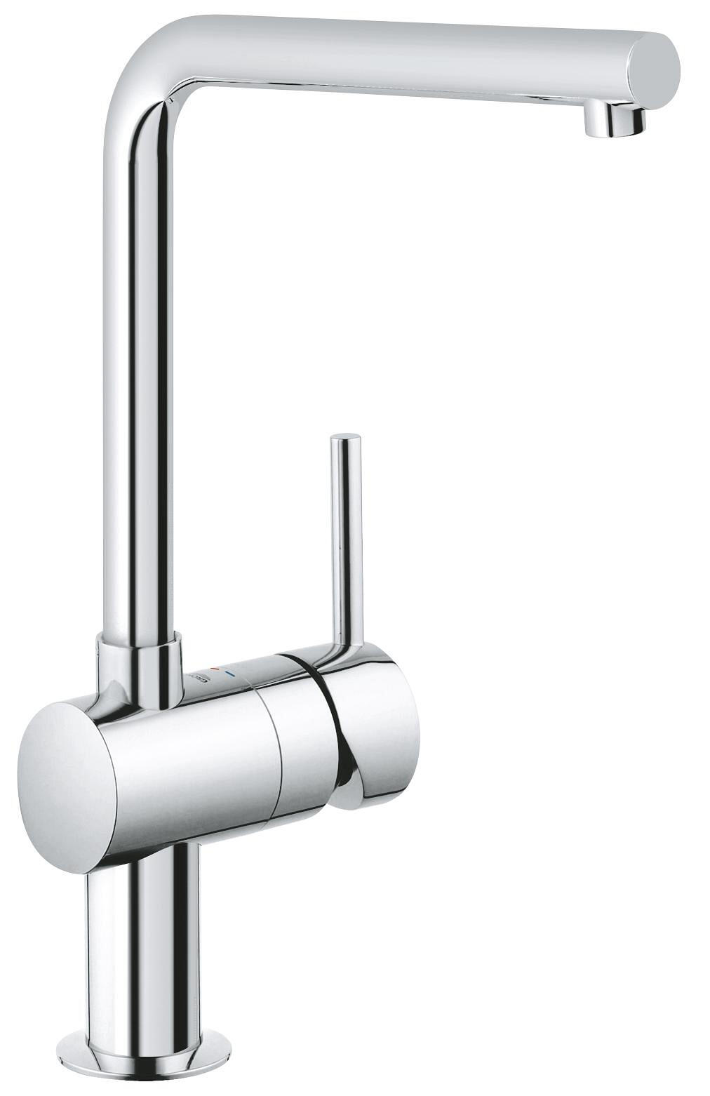 Grohe Rubinetto da cucina con doccetta a l Minta miscelatore cromo lucido