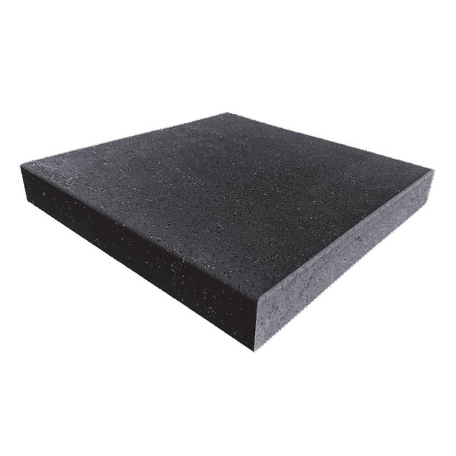 CHAPEAU PLAT 43X43 GRANIT MARBRE NOIR