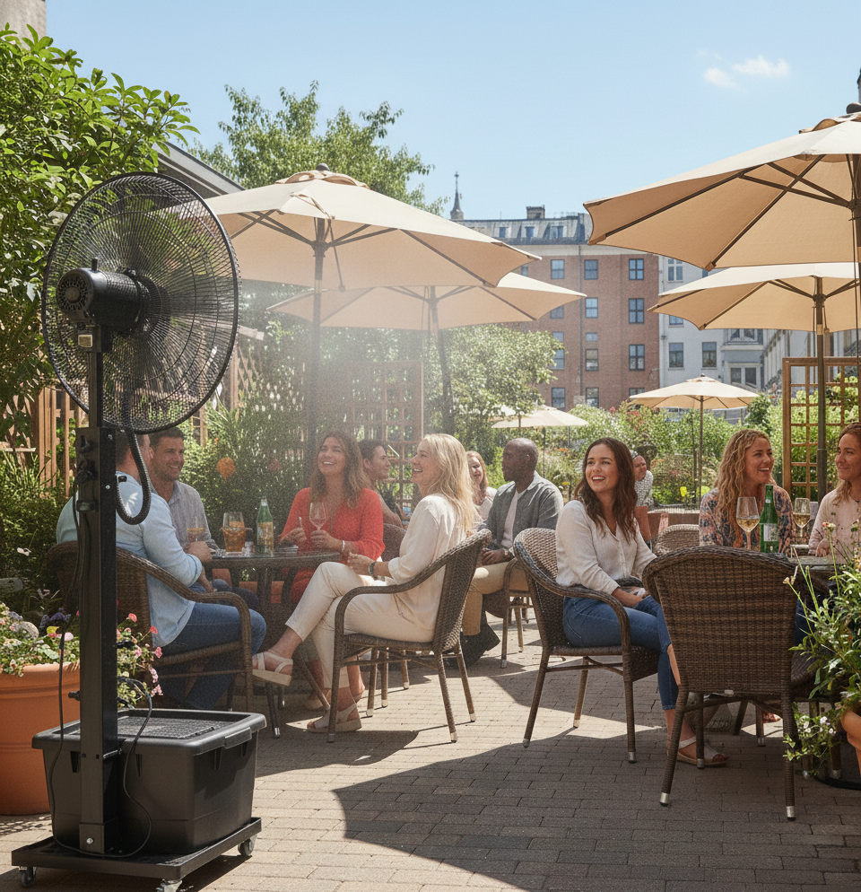 VENTILADOR NEBULIZADOR 180W NEGRO - 2