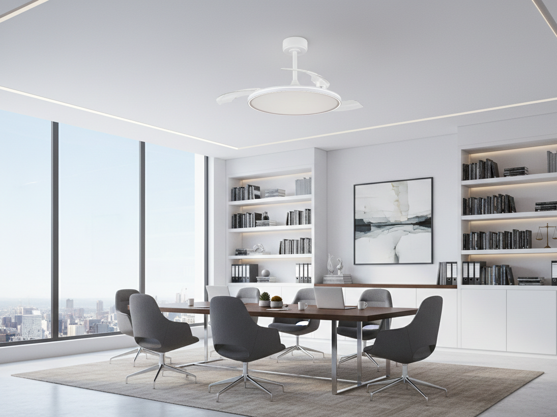 VENTILADOR DE TECHO CON ASPA RETRACTIL Ø107CM CON LUZ - 3