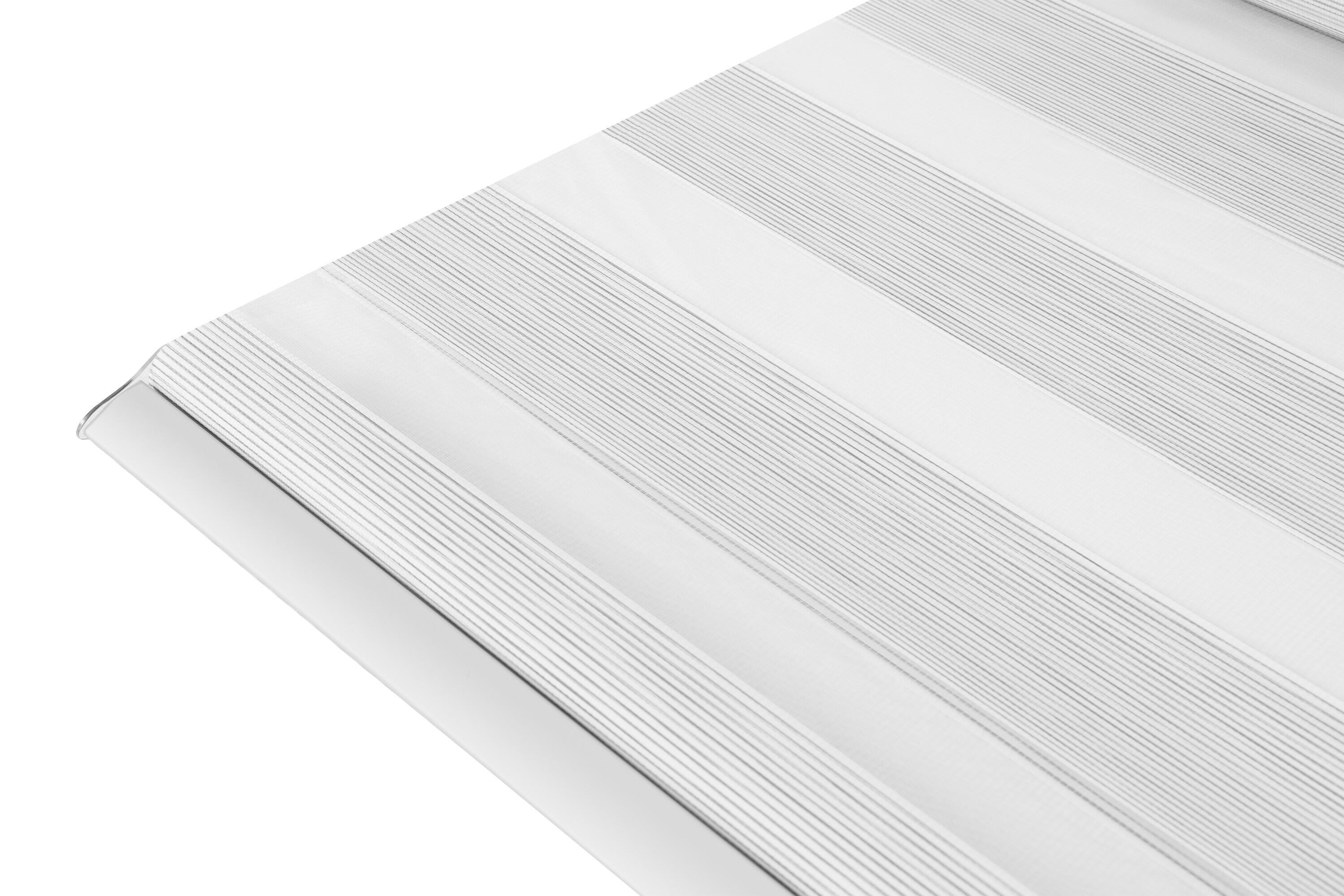 Estor enrollable noche/día Top N&D de 105x250 poliéster con líneas blanco con cadena - 5