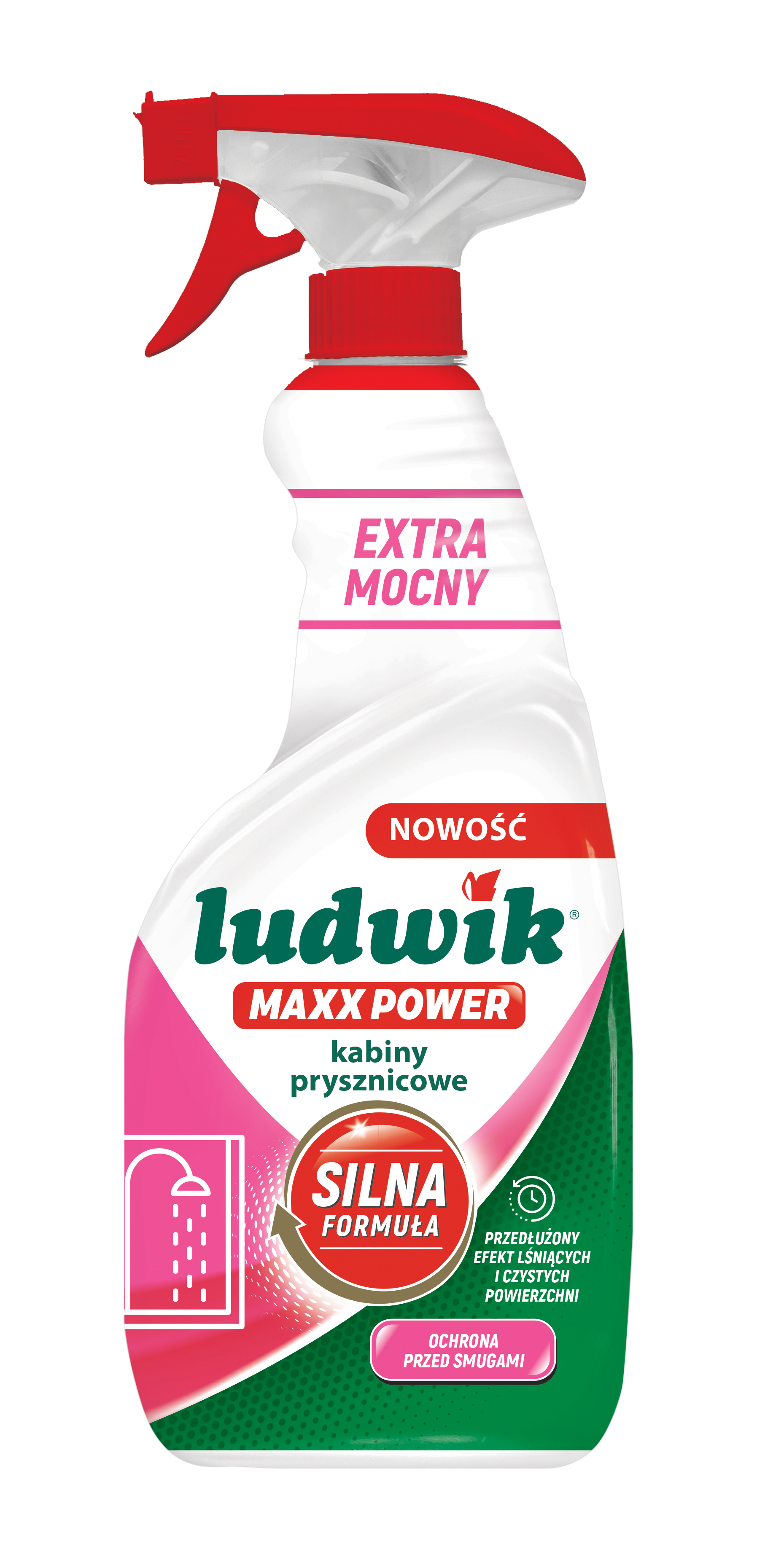 Płyn do mycia kabin prysznicowych Maxx Power Ludwik 0.6L