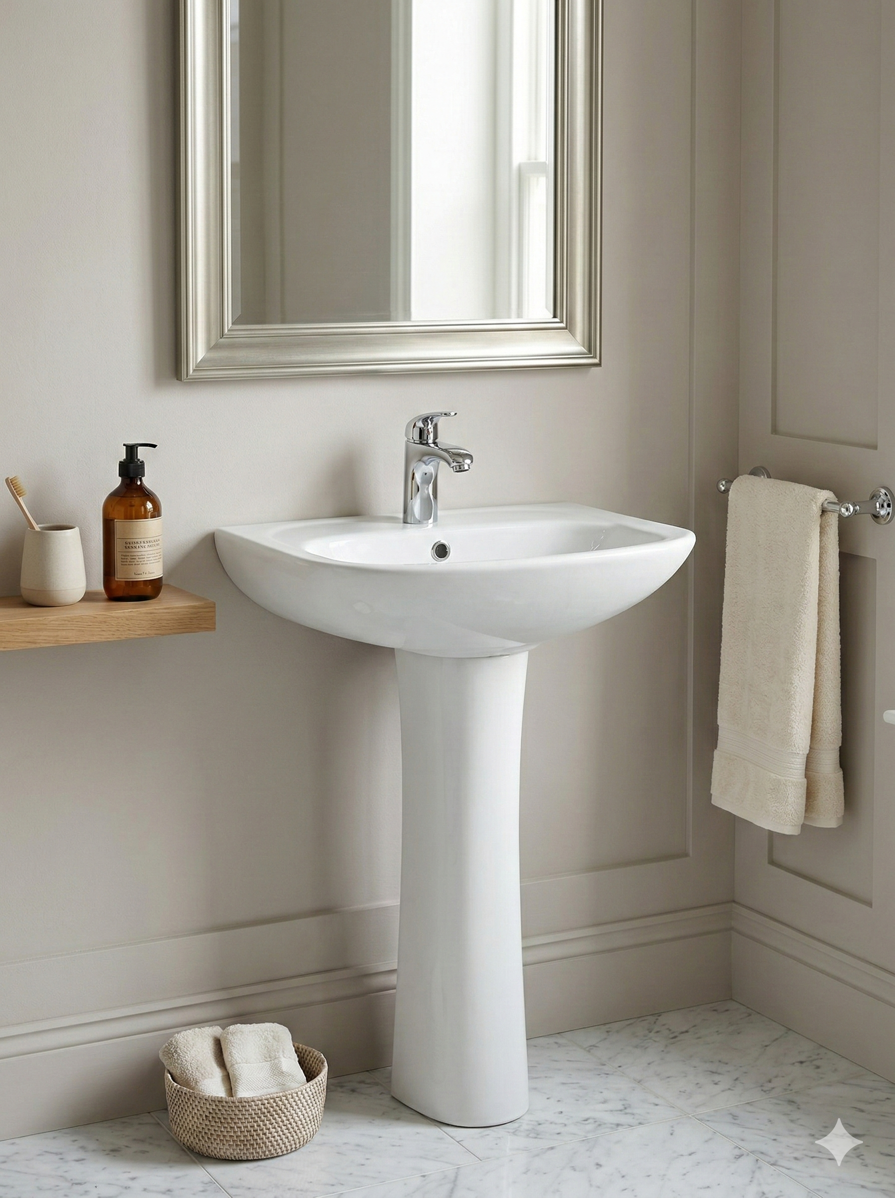 LAVABO PARA PEDESTAL CAROL - 3