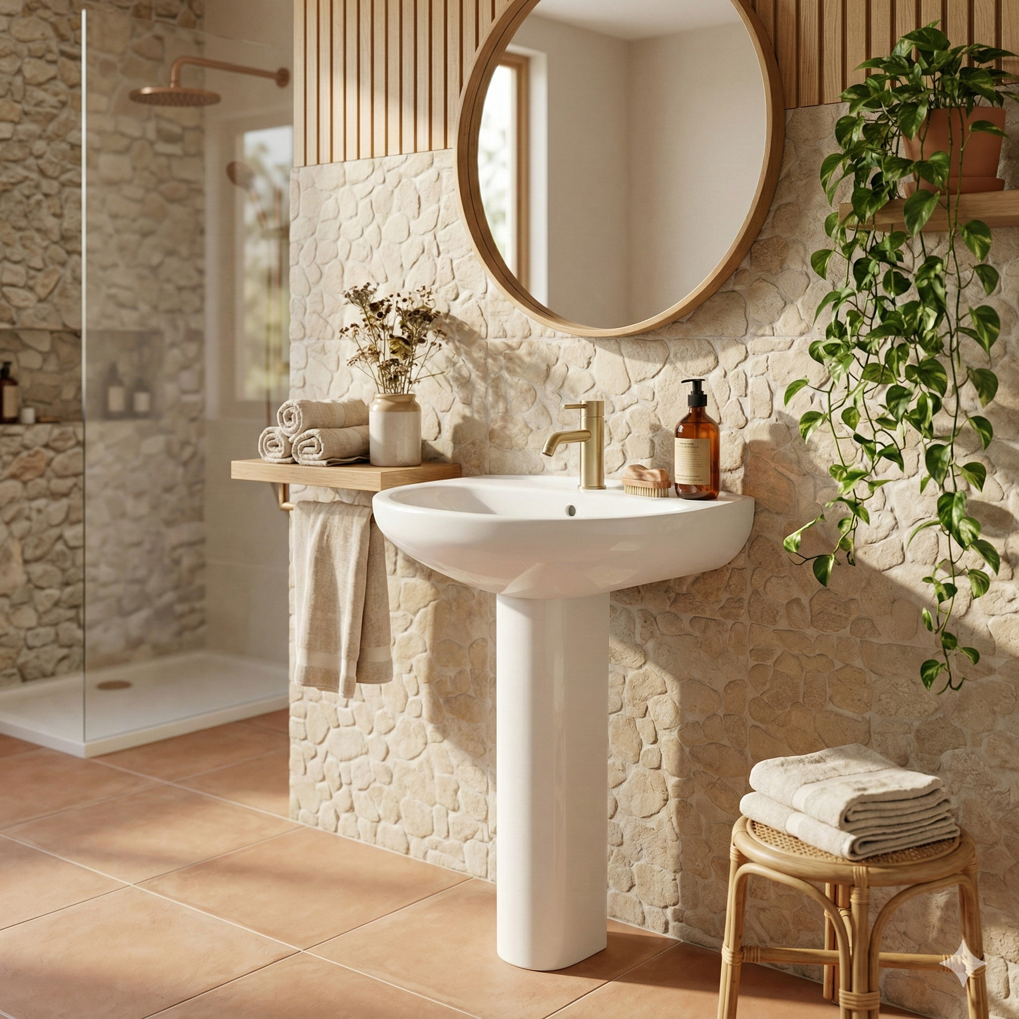 LAVABO PARA PEDESTAL ROCA NORA - 2