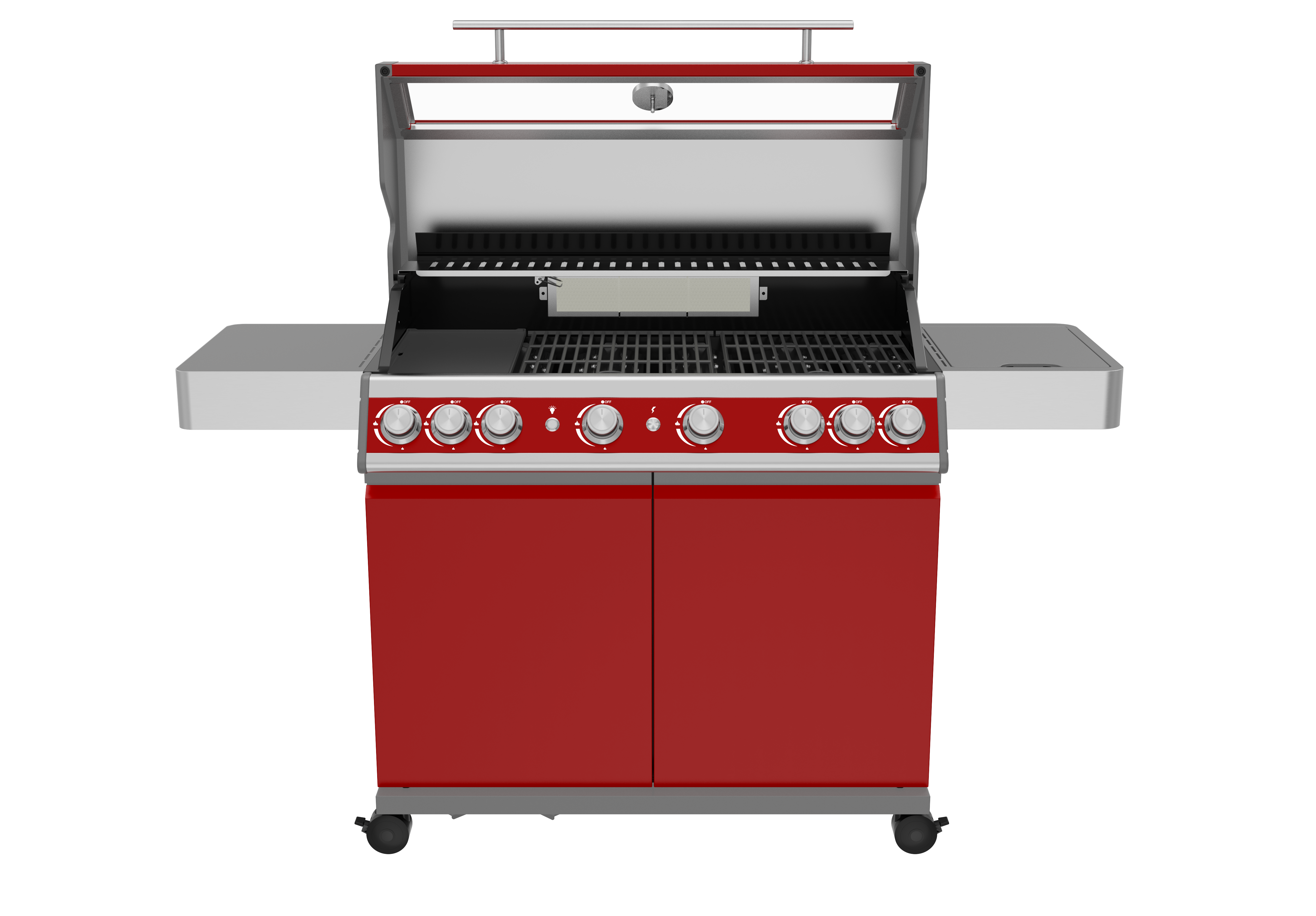 Grill gazowy 23,5kW Carmen 6+2 palników + reduktor Corciano - 4