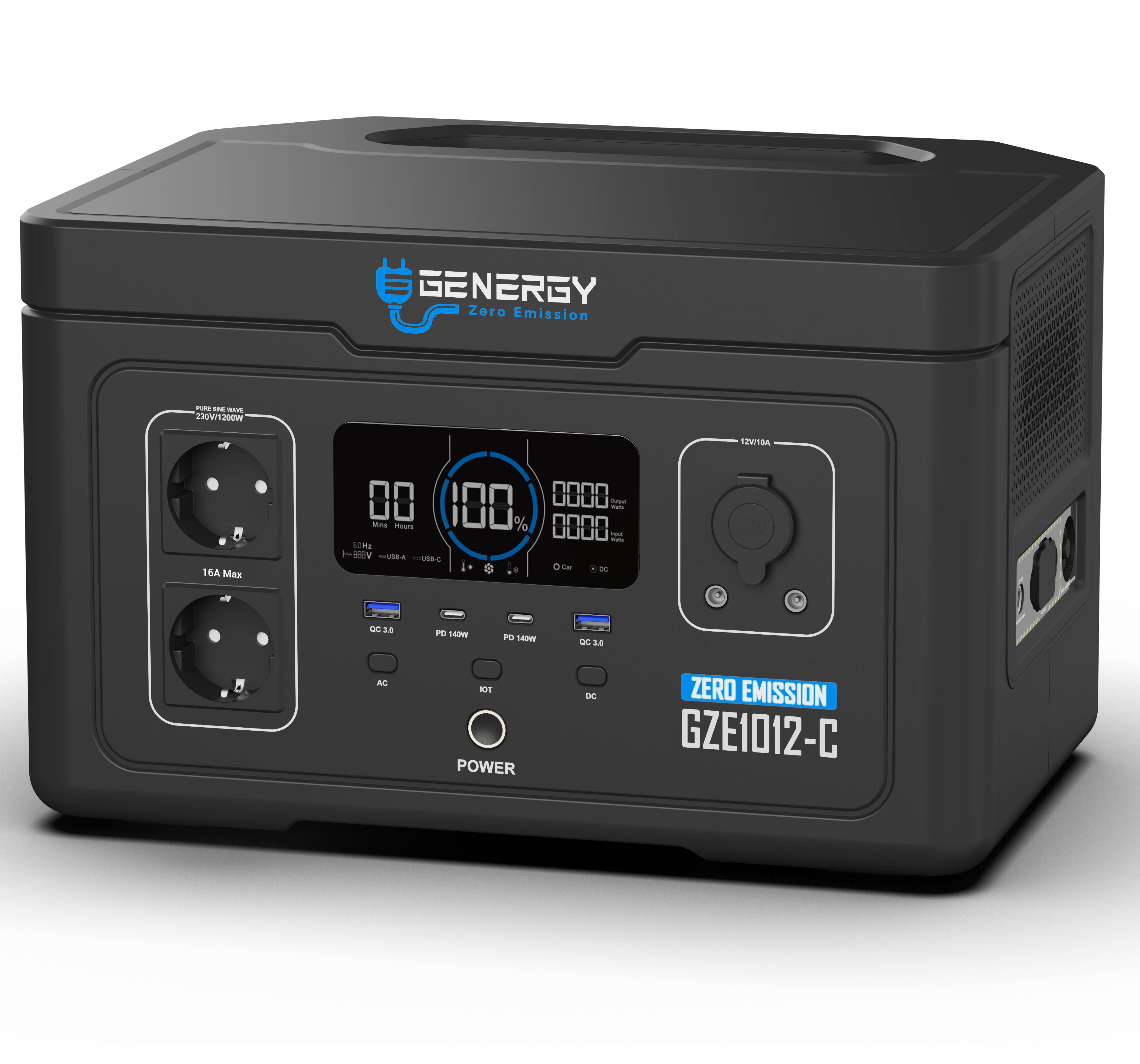 Gerador solar GENERGY GZE1012C com painel SUN 200W - 2