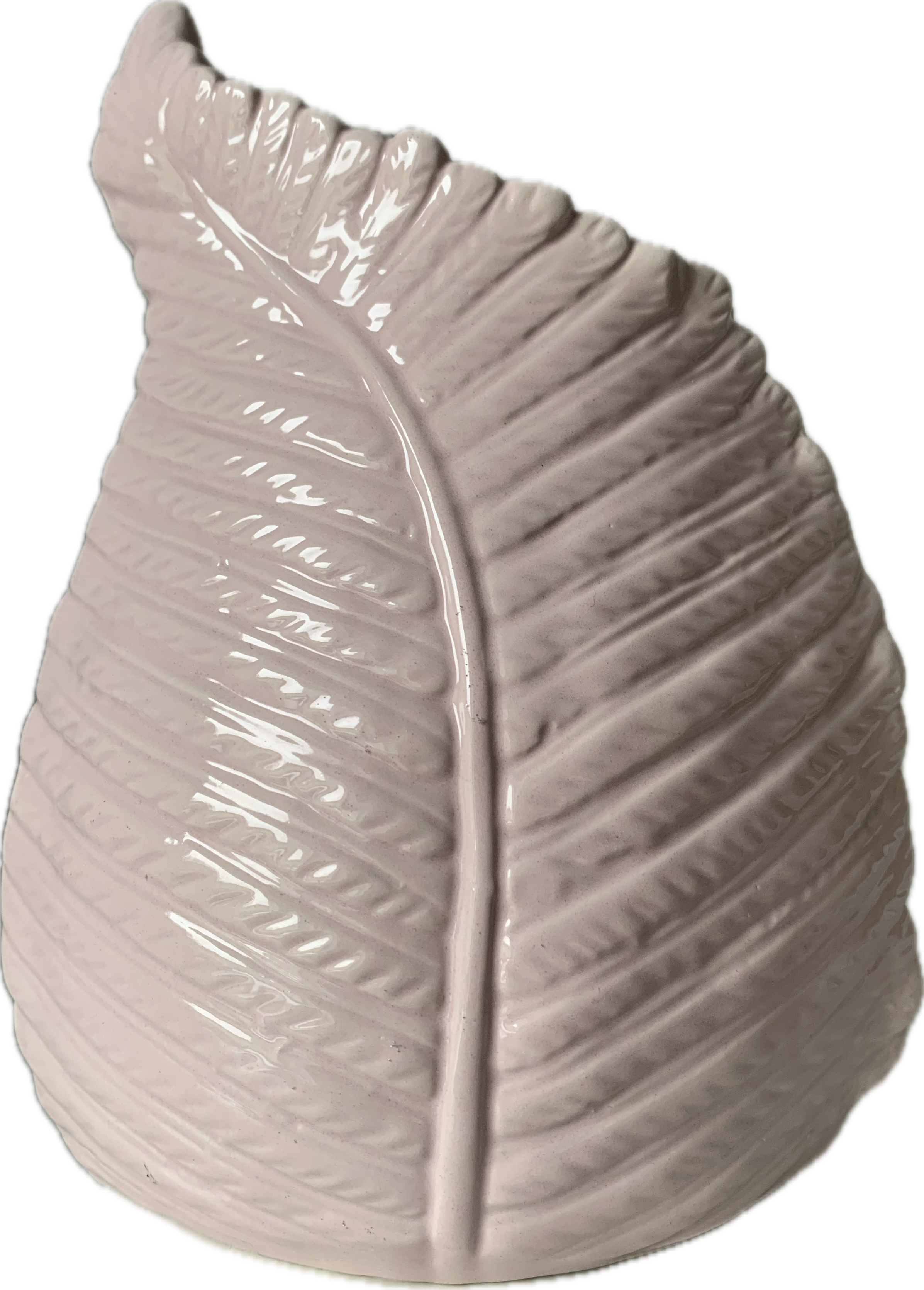 Wazon ceramiczny wys. 19 cm różowy