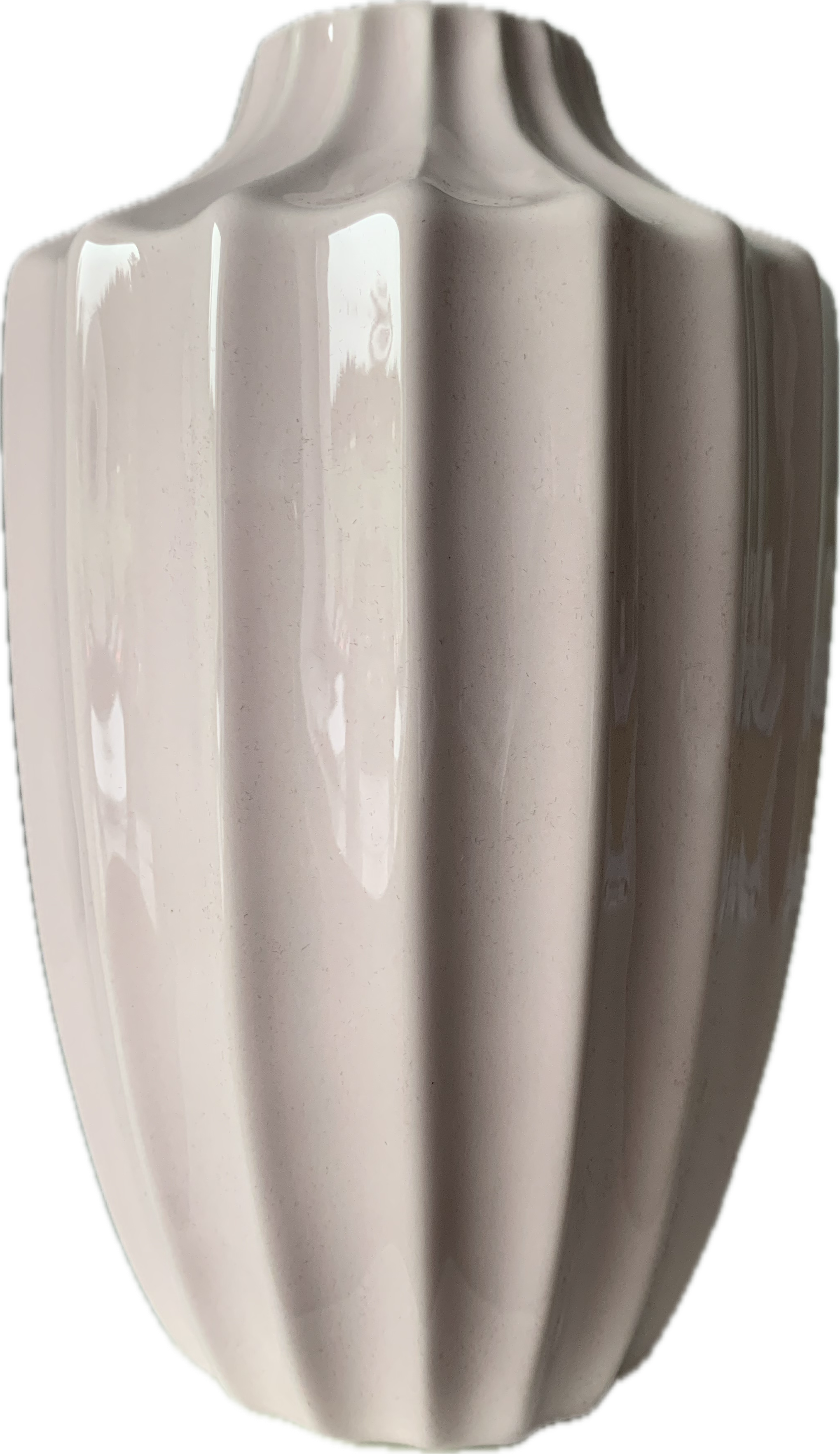 Wazon ceramiczny wys. 21 cm różowy