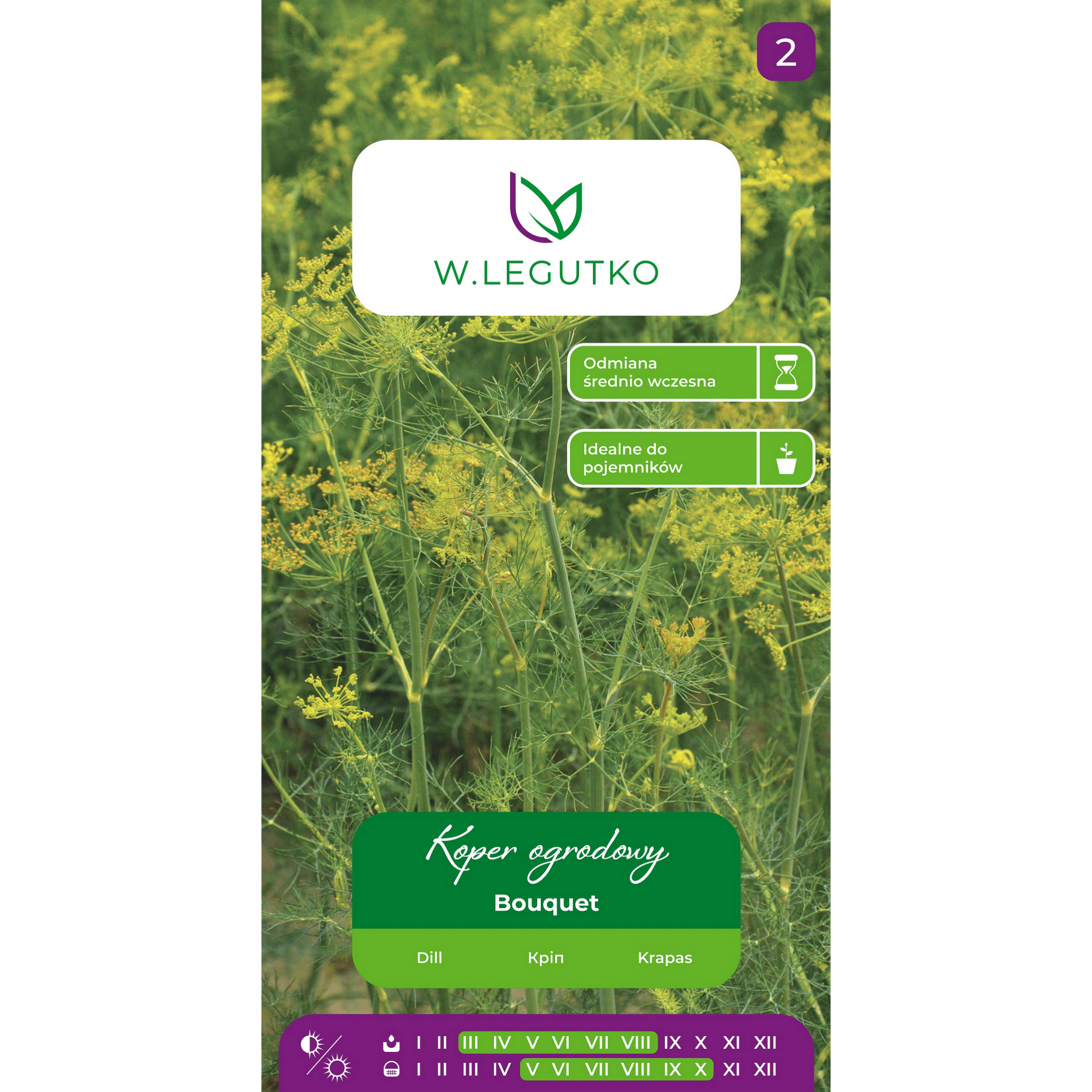 Koper ogrodowy Bouquet nasiona warzyw W.Legutko