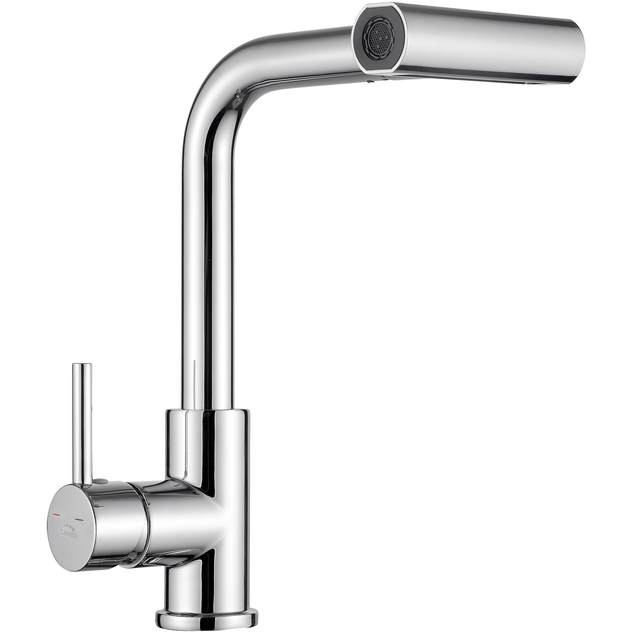 Bateria kuchenna z wyciąganą obrotową wylewką Rotaro Chrom wielofunkcyjna Kuchinox