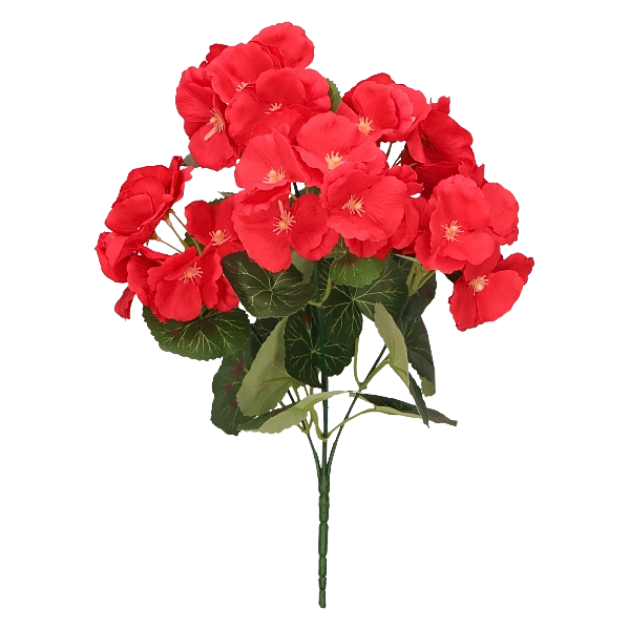Pelargonia sztuczna gałązka 32 cm mix kolorów