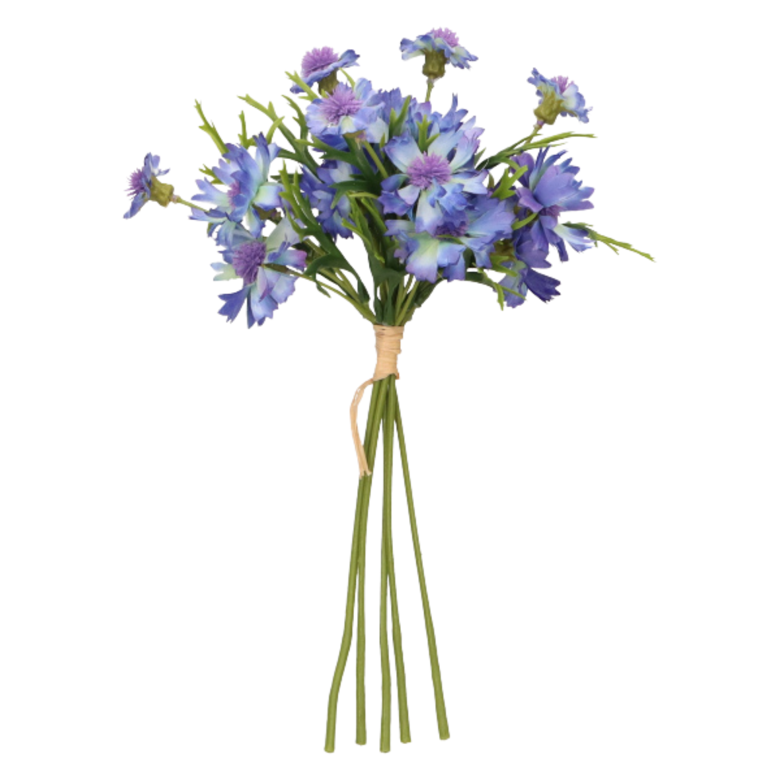 Bukiet sztucznych kwiatów Chabry 32 cm