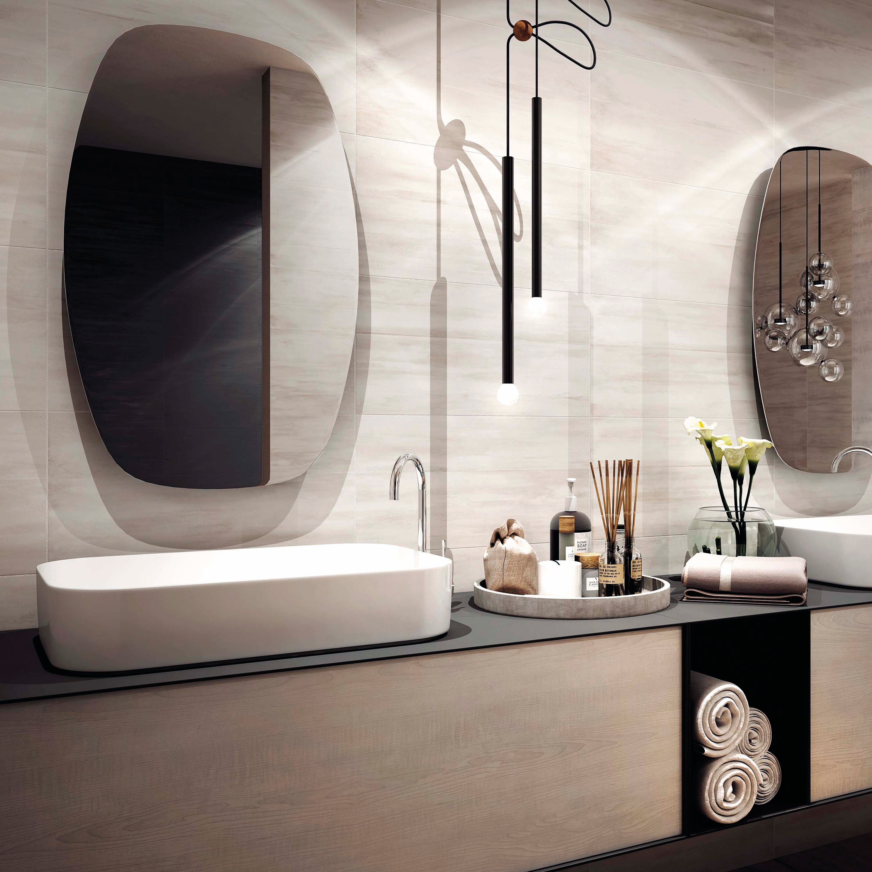 Piastrella da pavimento interno in gres porcellanato 60 x 30 cm rettificato smaltato perla opaco Sonik Pearl R9 traffico molto intenso (pei 5/5) Sp. 8 mm 1.44 mq - 3