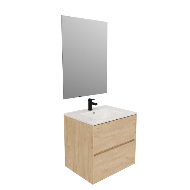 MUEBLE DE BAÑO CON LAVABO TEKA INCA PRO 60CM ROBLE 