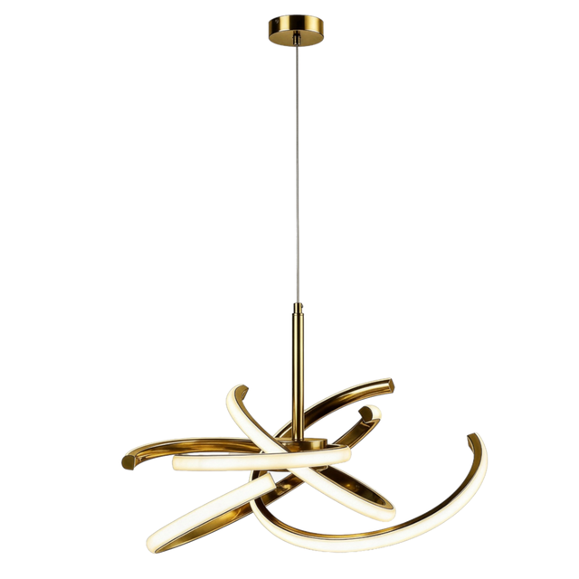 Lampa wisząca Spider LED 3300 lm 33W barwa od ciepłej do zimnej złota Light Prestige