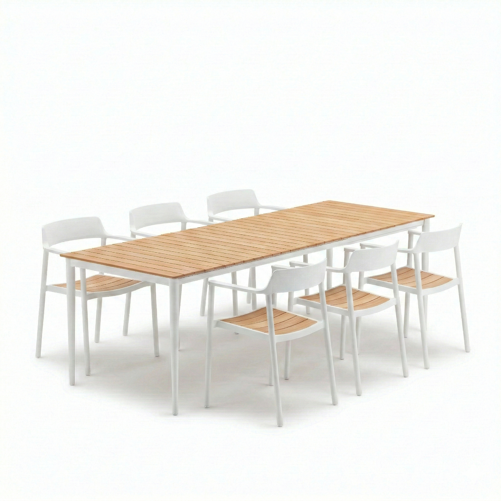 Conjunto de muebles de jardín de ottawa para 6 comensales