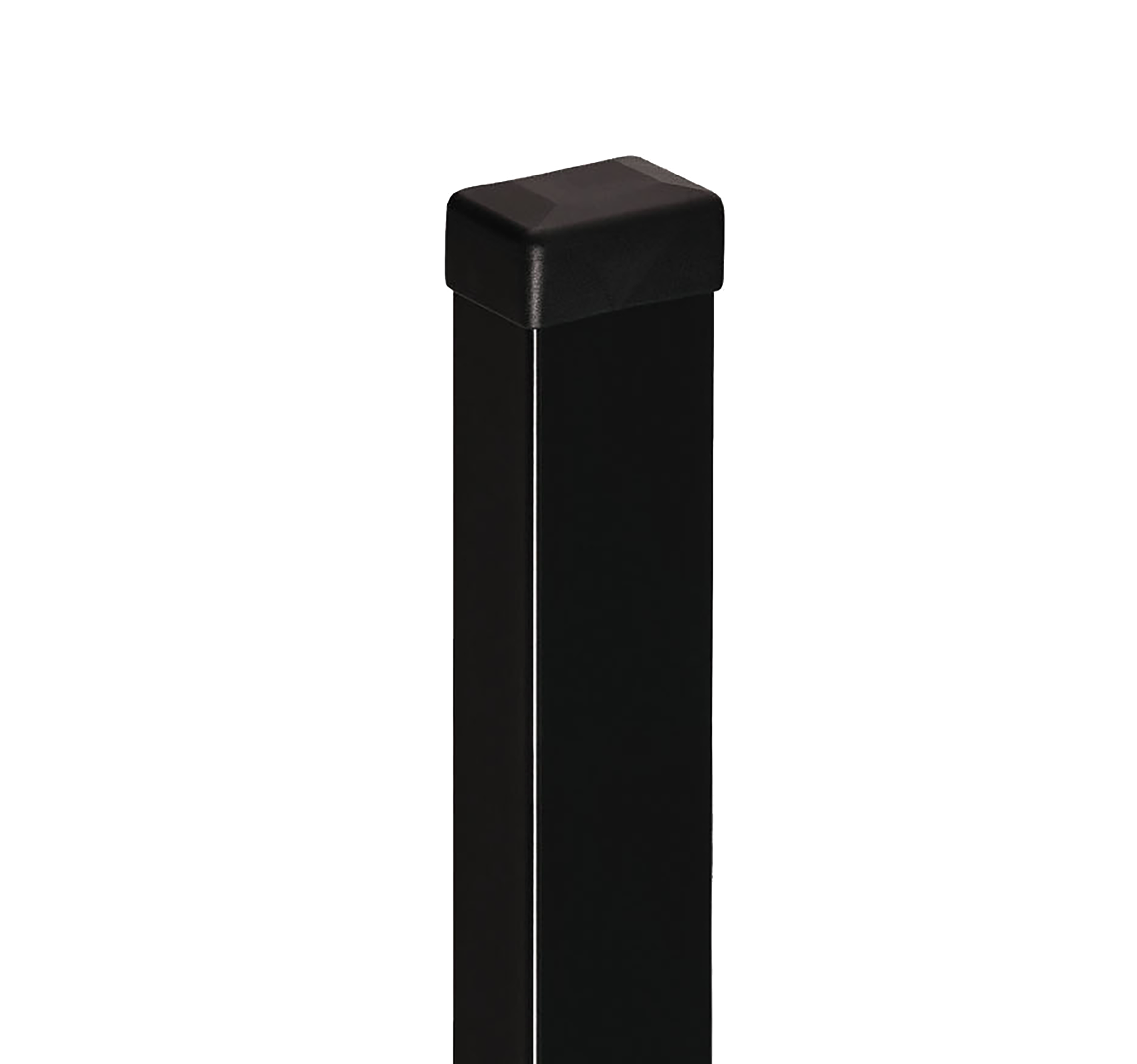 Słupek ogrodzeniowy 40X60 mm 2,4 m czarny Polbram