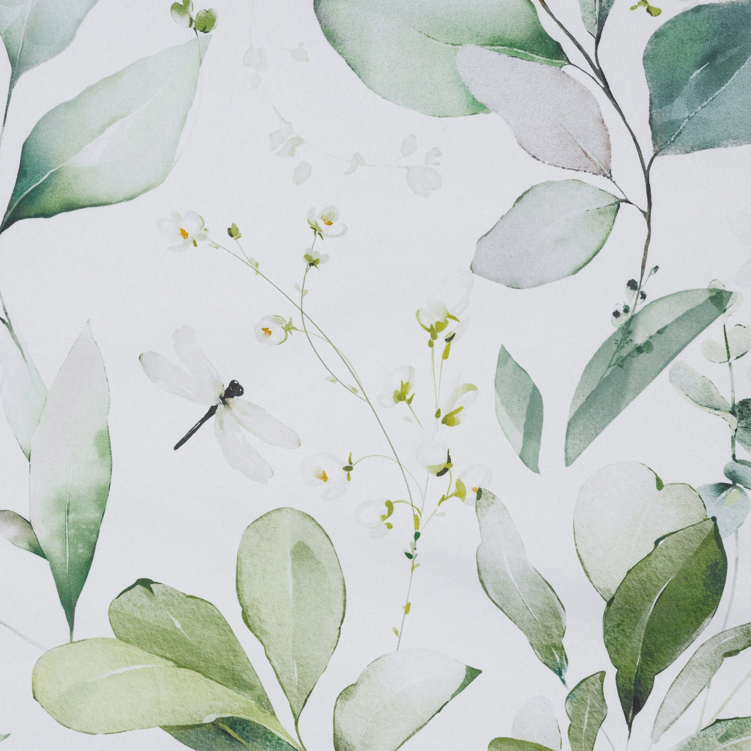 Pościel 160 x 200 cm Verano biało-zielona - 3