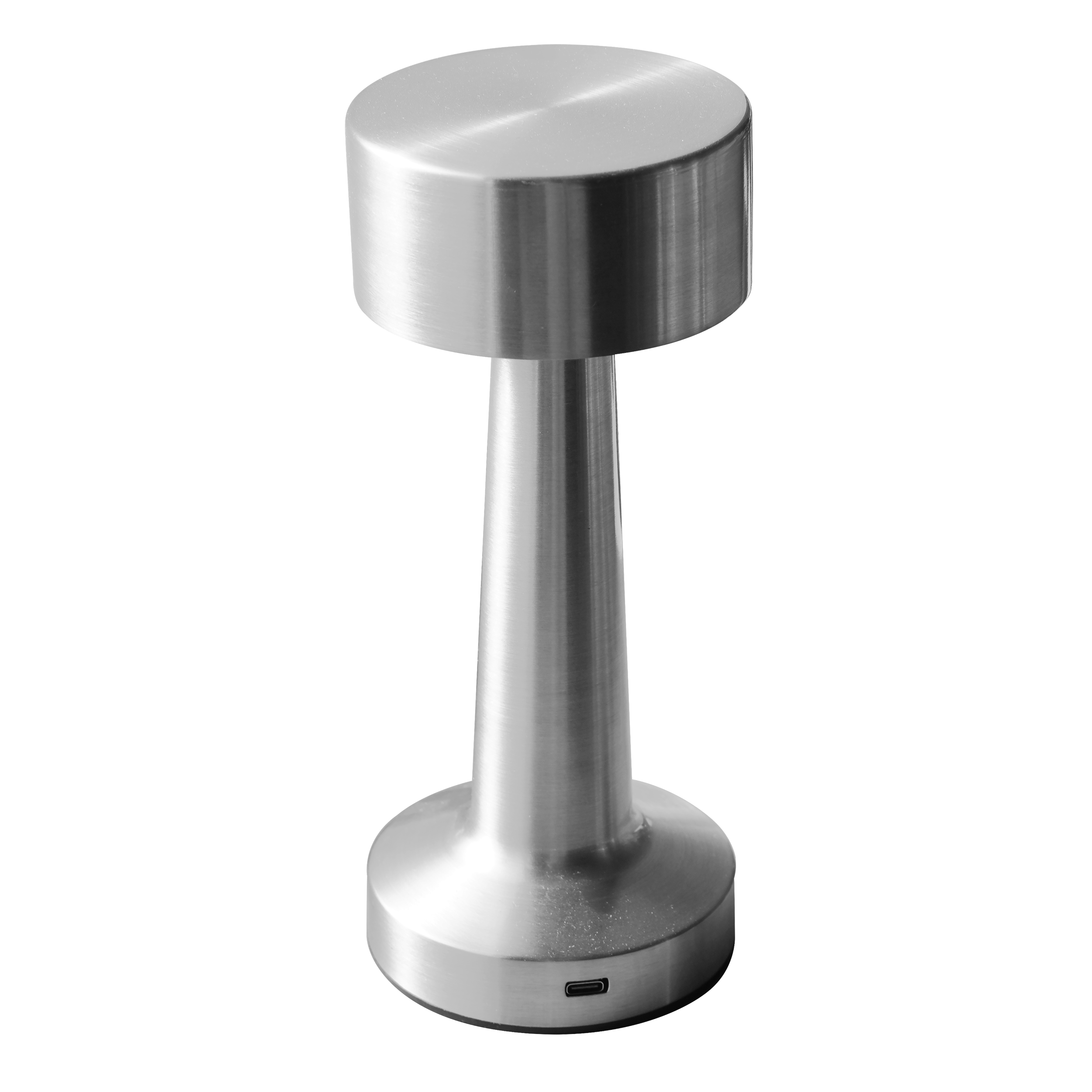 Lampka stołowa Simply na USB-C srebrna LED Goldlux