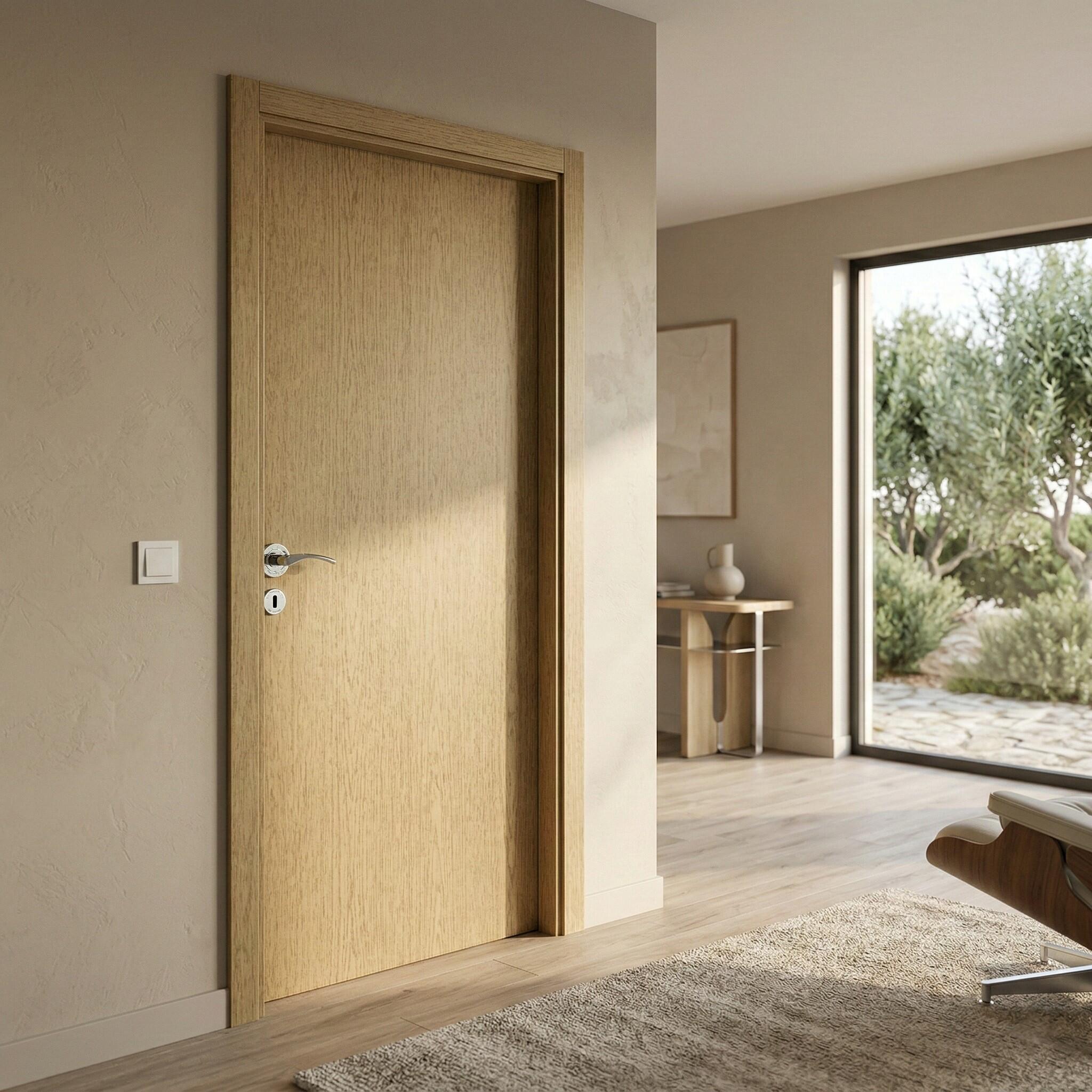BLOCO DE PORTA FINISH ECO CARVALHO LISA 200X75CM DIREITA - 2