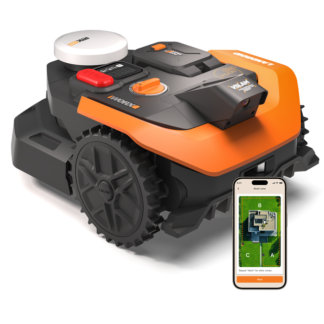 Robot tondeuse connecté 500 m² WORX Vision cloud 2wd