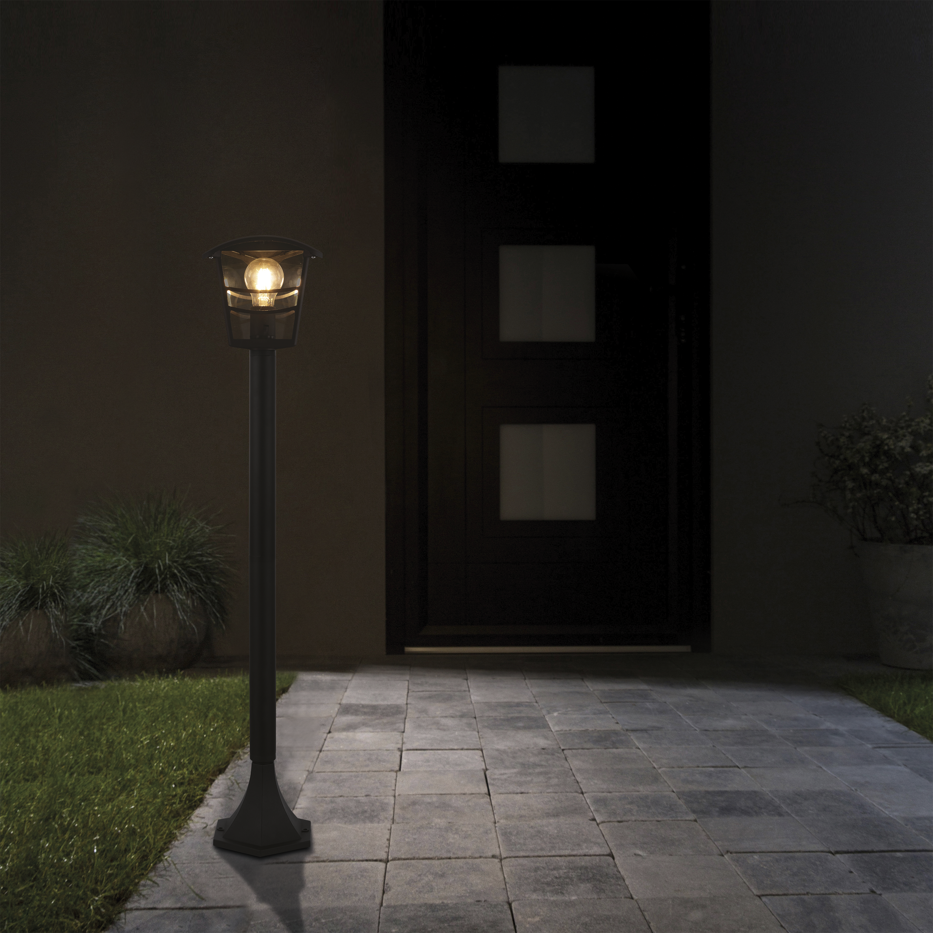 Lampa ogrodowa stojąca Palama IP44 1 m czarna E27 Inspire - 3